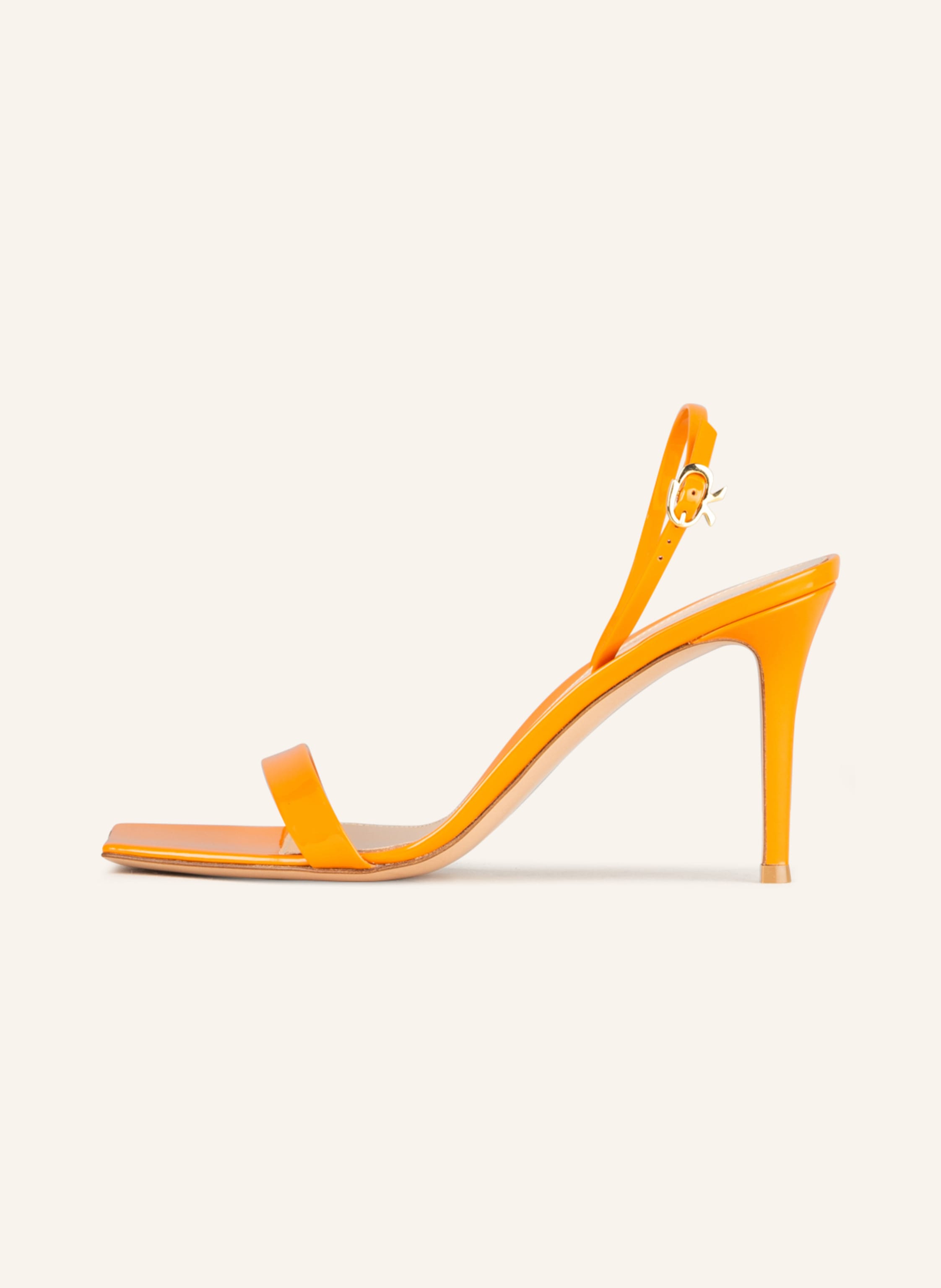 Thumbnail - Gianvito Rossi Sandaletten Vernice orange