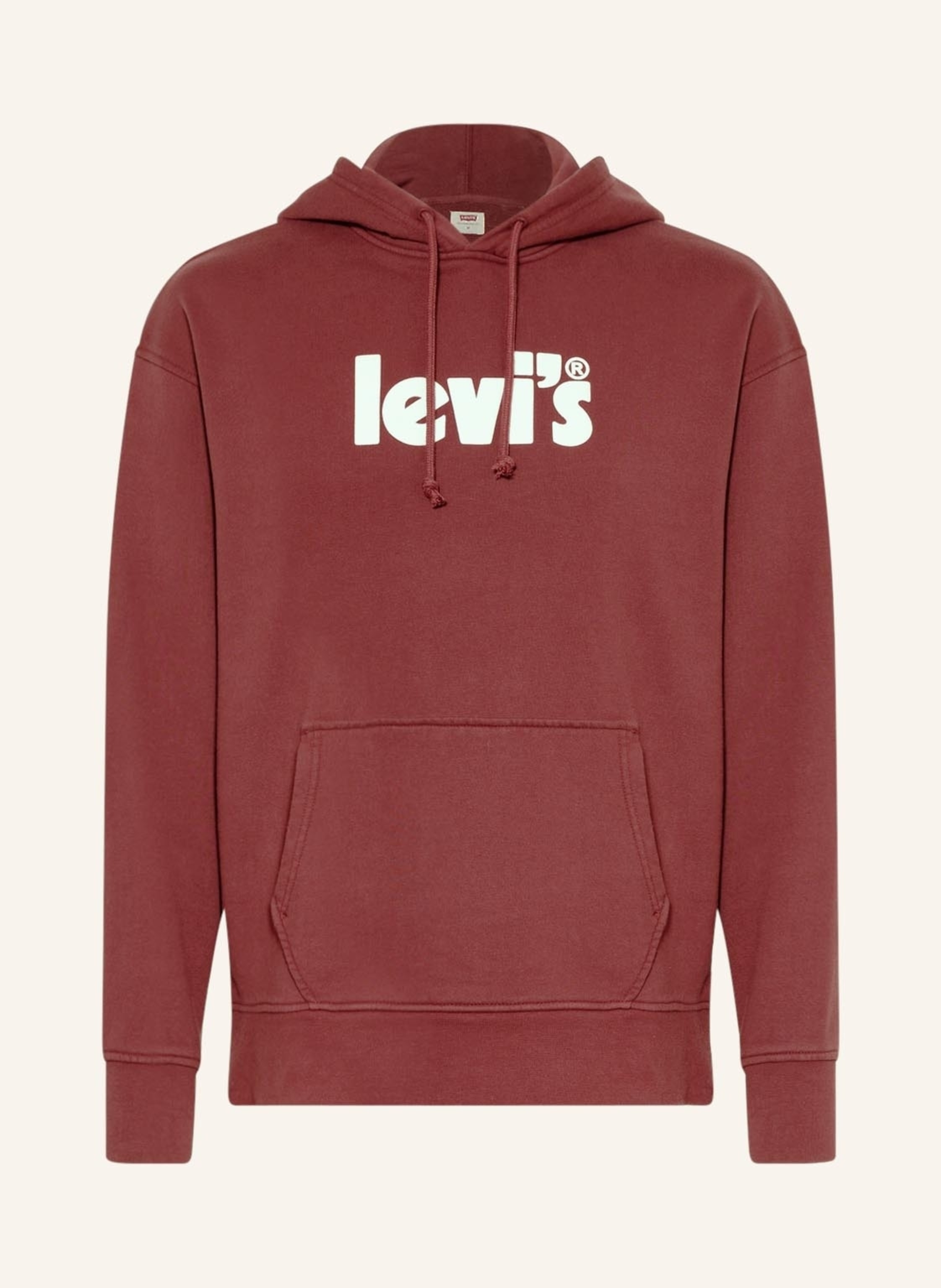 Levi's burgundy hoodie top