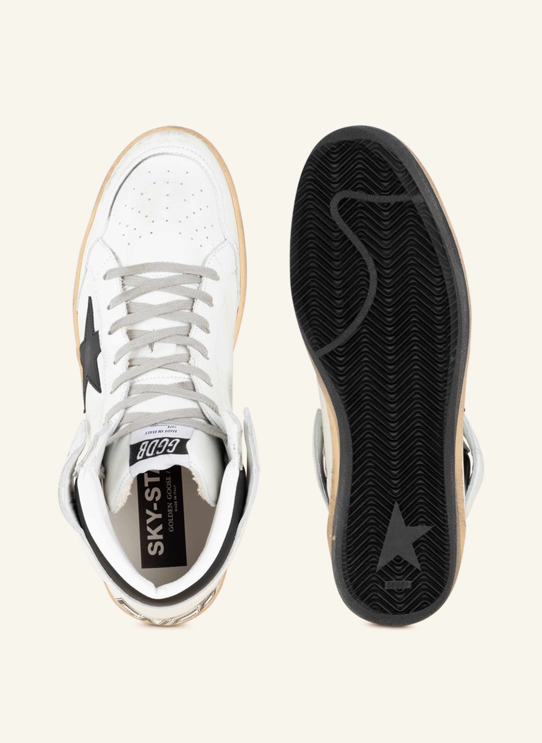 Thumbnail - Golden Goose Hightop-Sneaker Sky-Star weiss