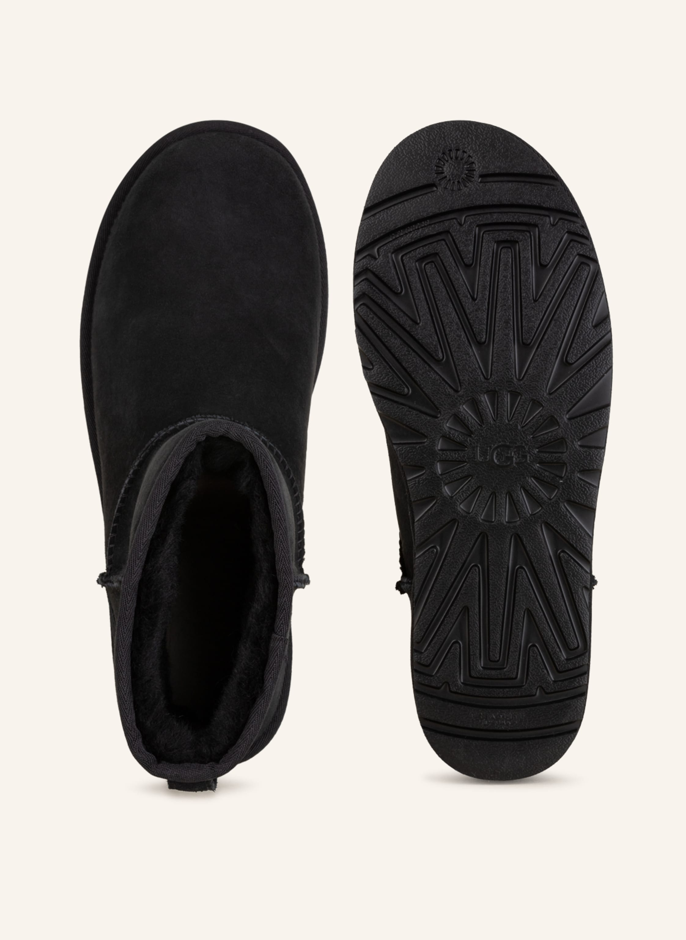 Thumbnail - Ugg Boots Classic Mini schwarz