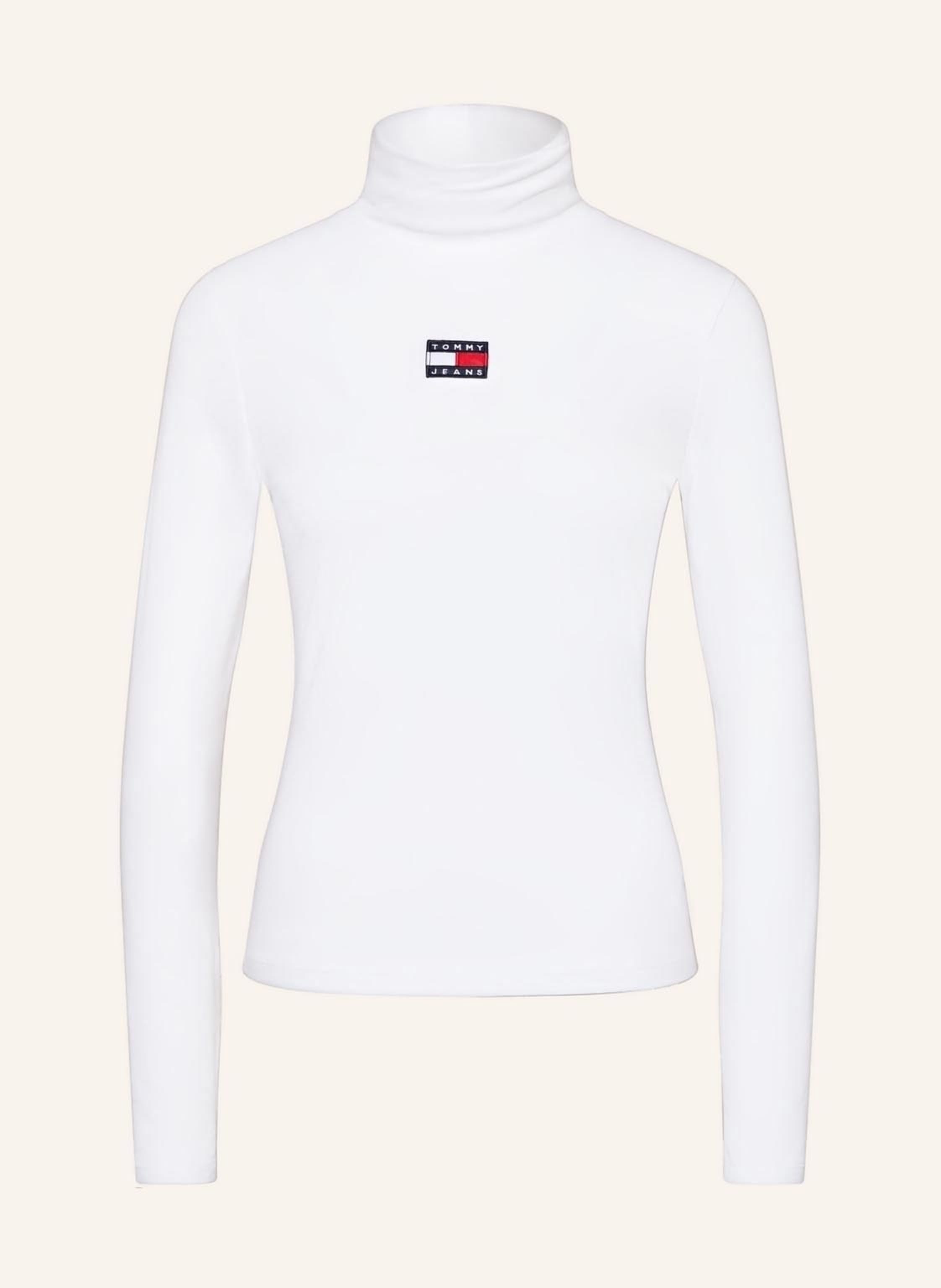TOMMY JEANS Turtleneck shirt in white 