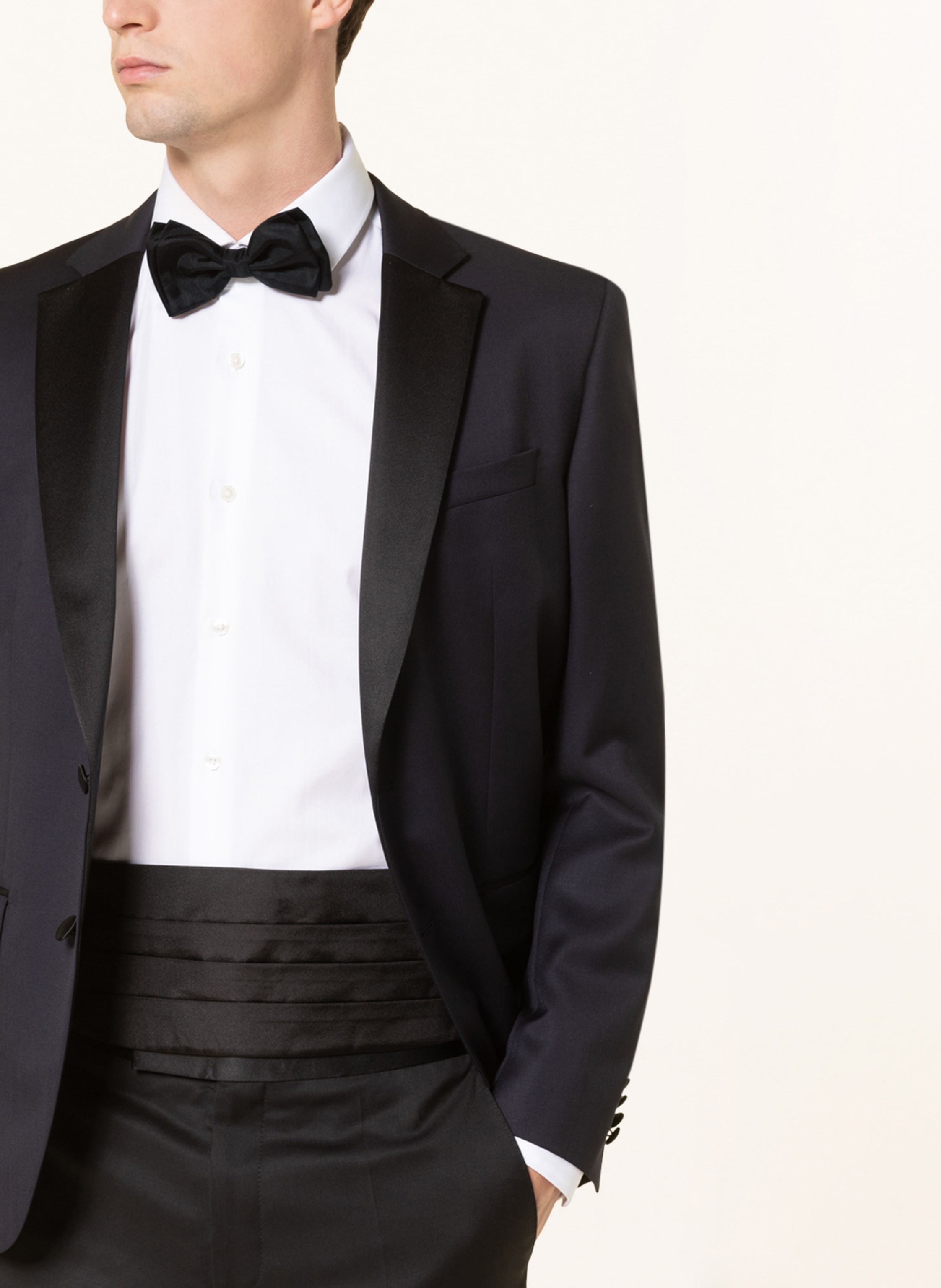 Thumbnail - Boss Set: Fliege Und Kummerbund Mit Geschenkbox schwarz