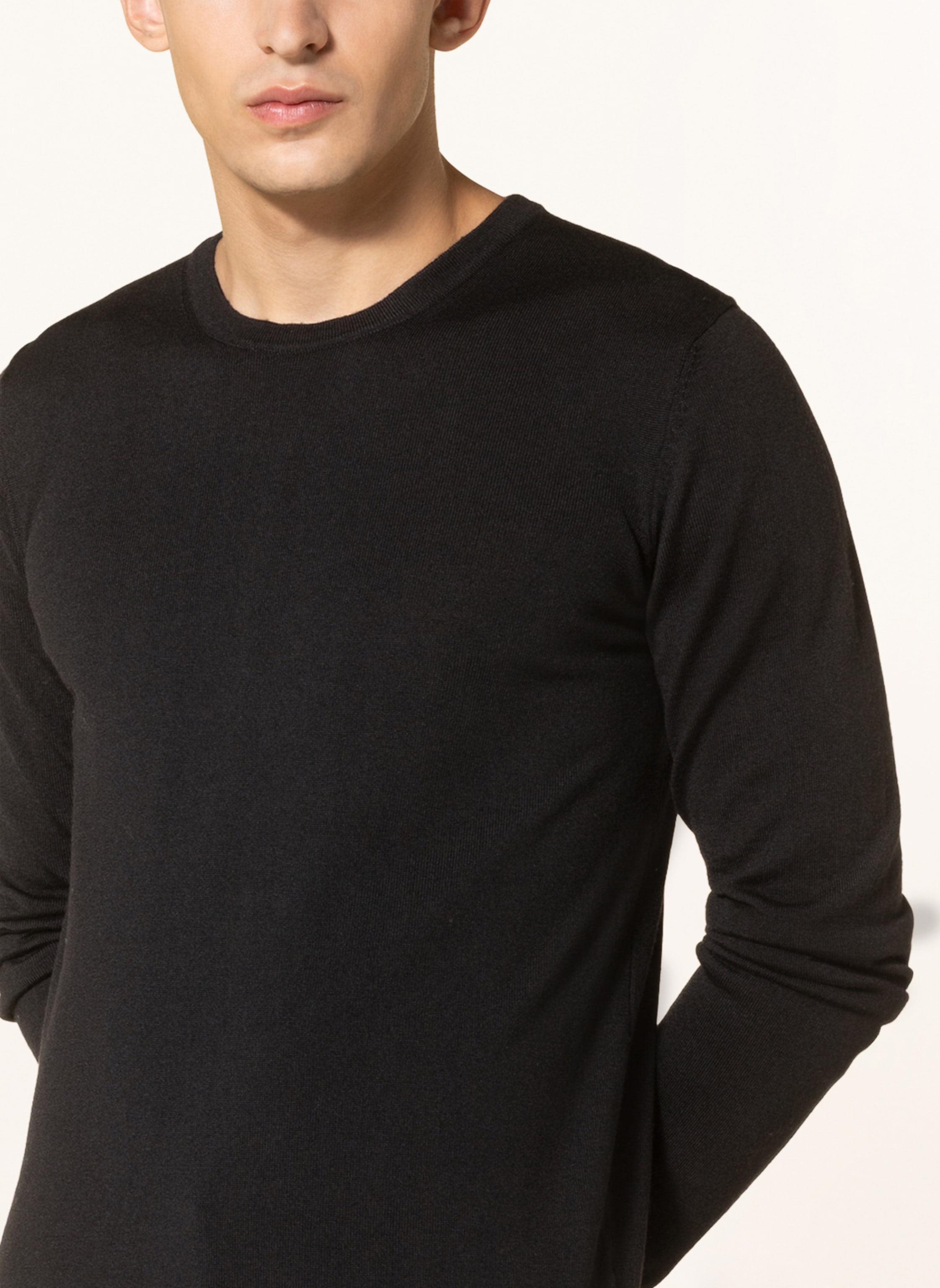 Thumbnail - Hugo Pullover San Cedric schwarz