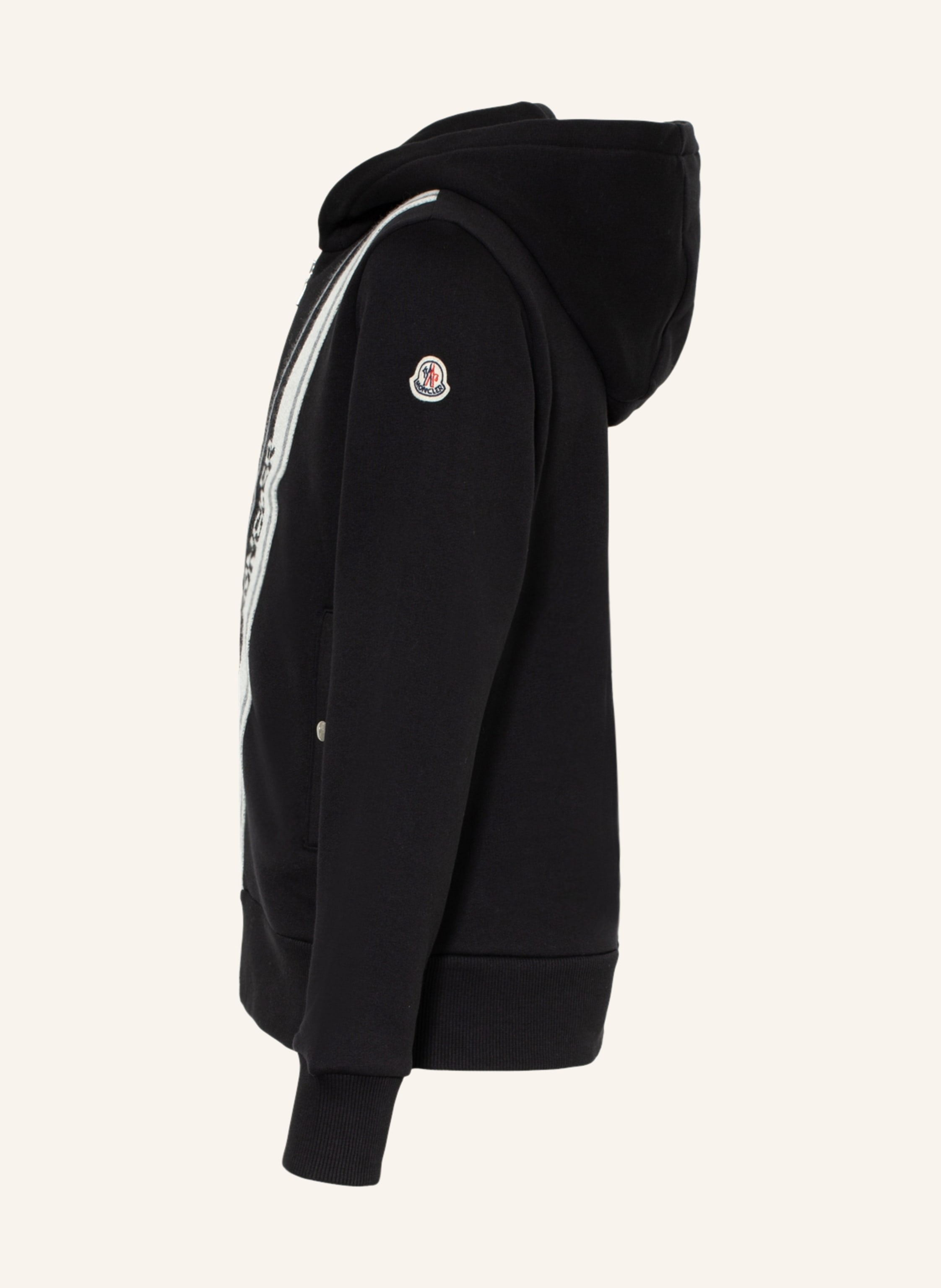 Thumbnail - Moncler Enfant Sweatjacke schwarz