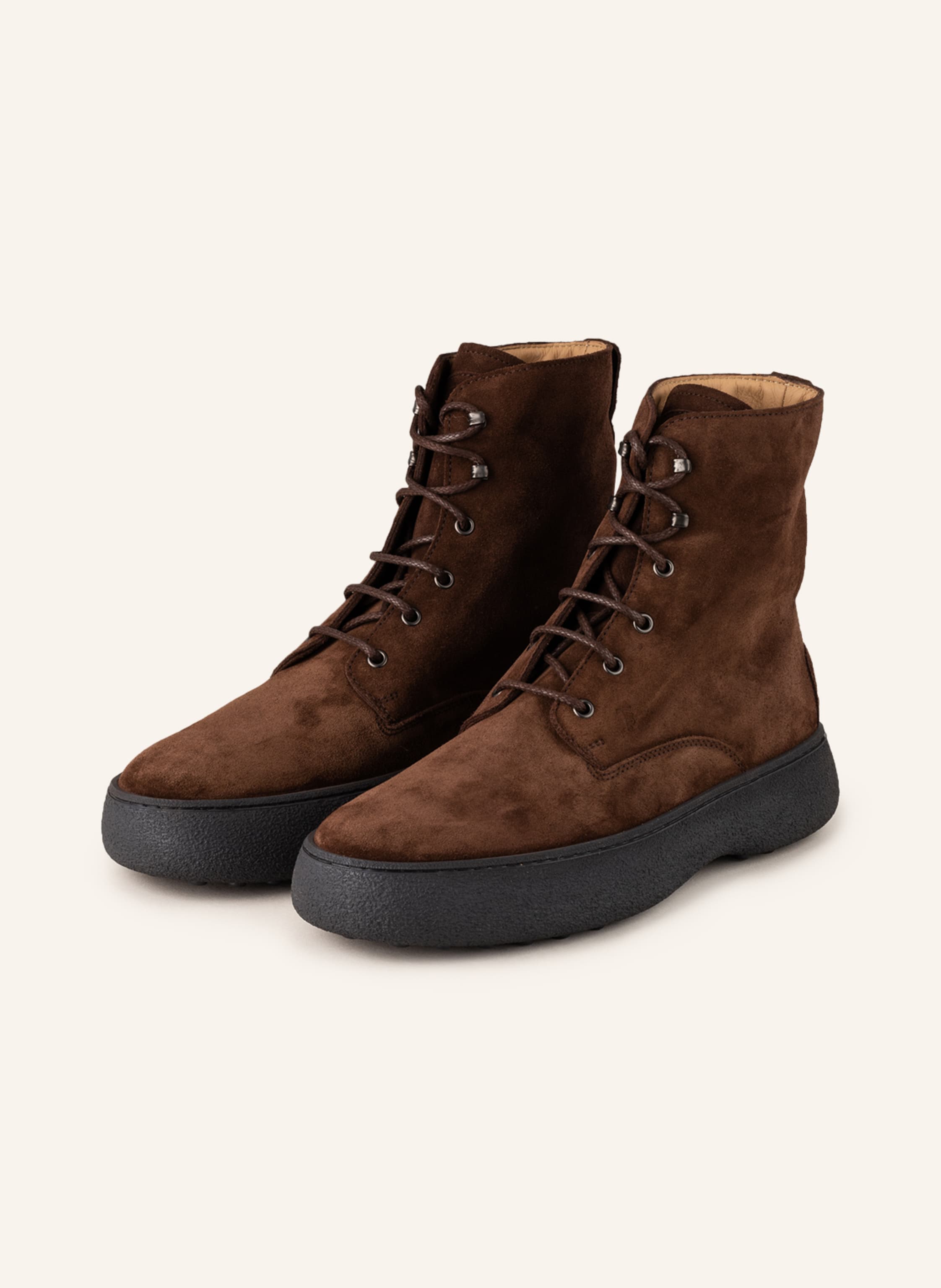 TOD'S Lace-up boots WINTER GOMMINO in brown | Breuninger