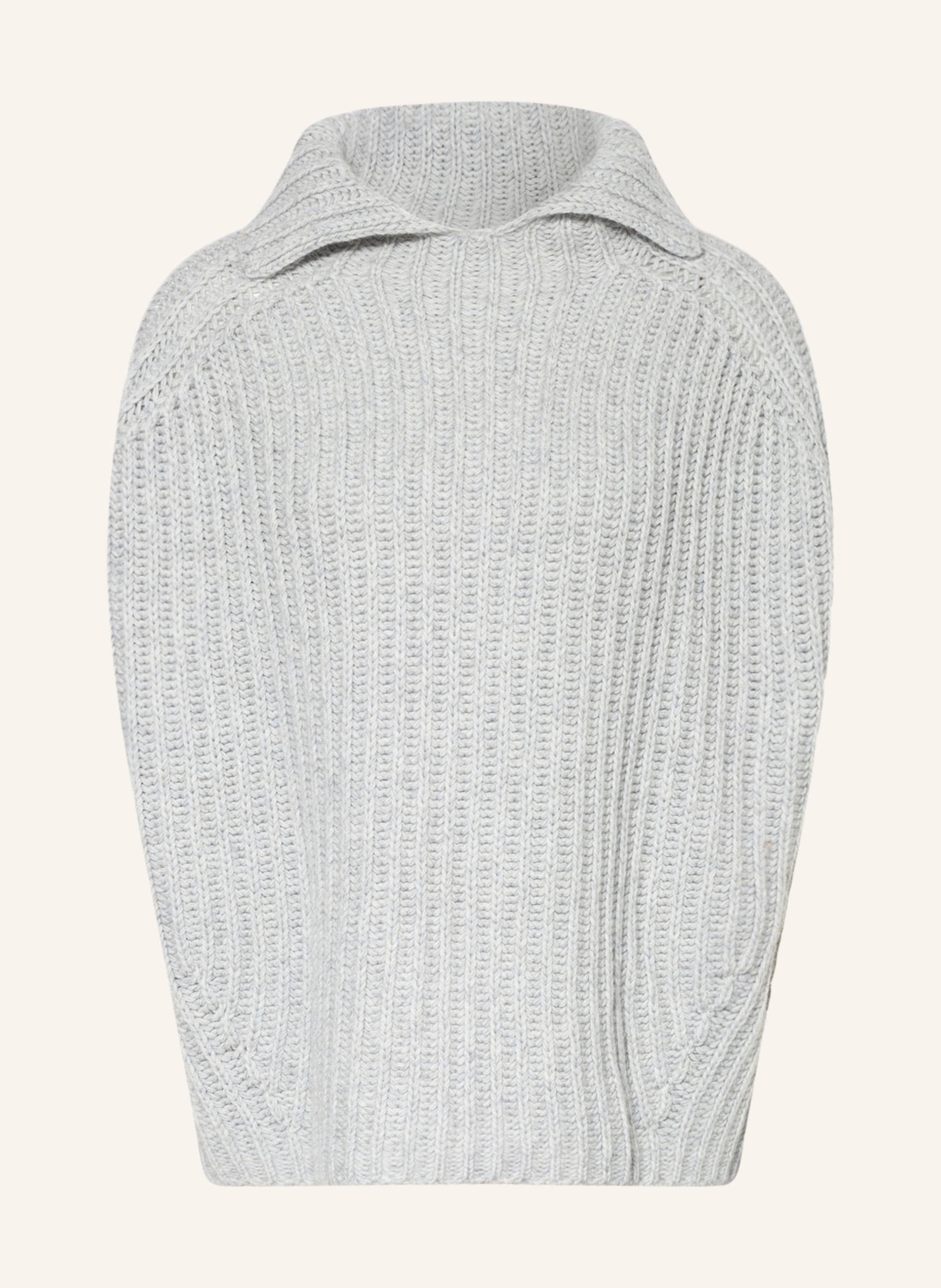 HEMISPHERE Sweater vest with cashmere 