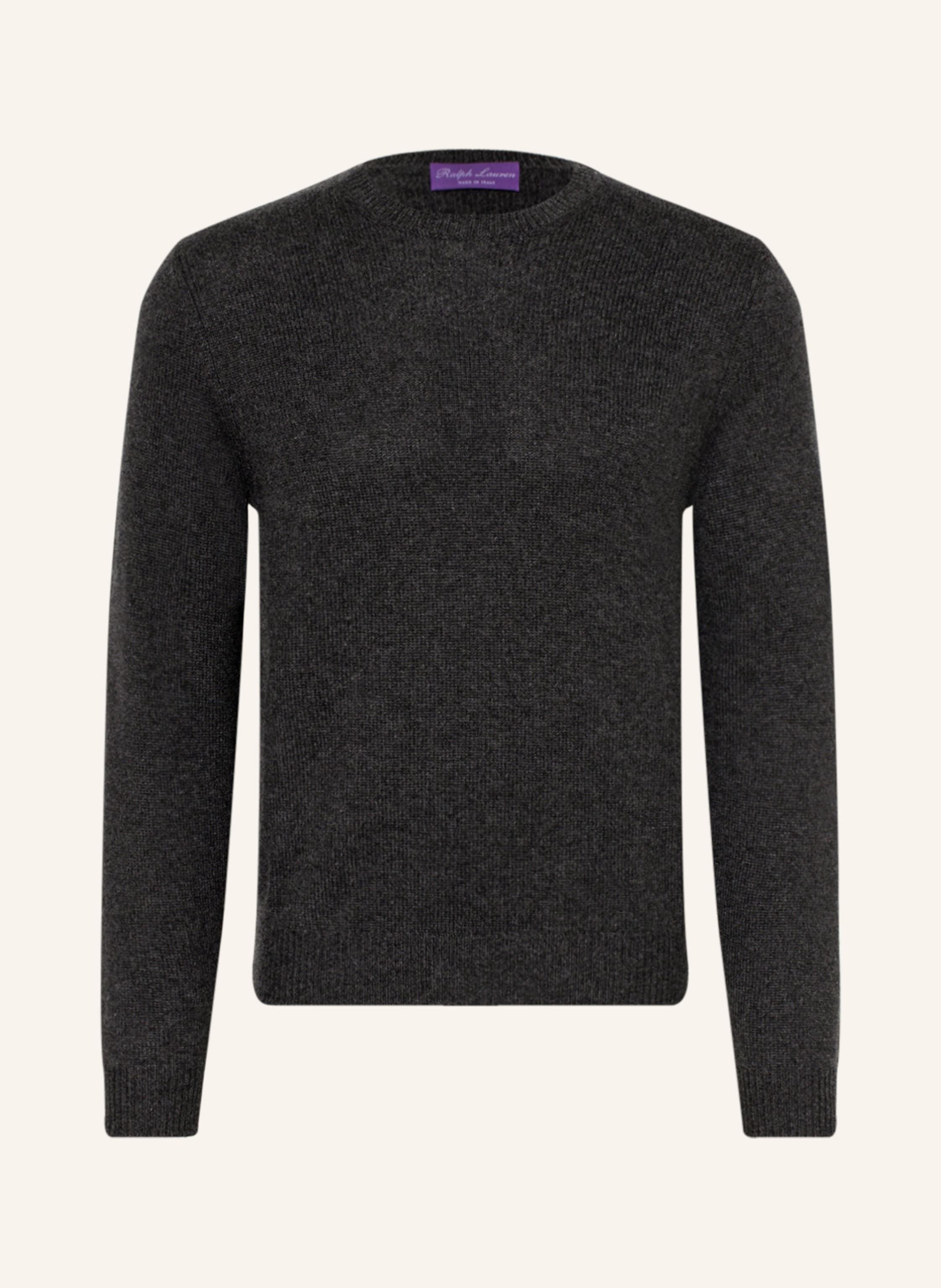 RALPH LAUREN PURPLE LABEL Cashmere sweater in dark ...