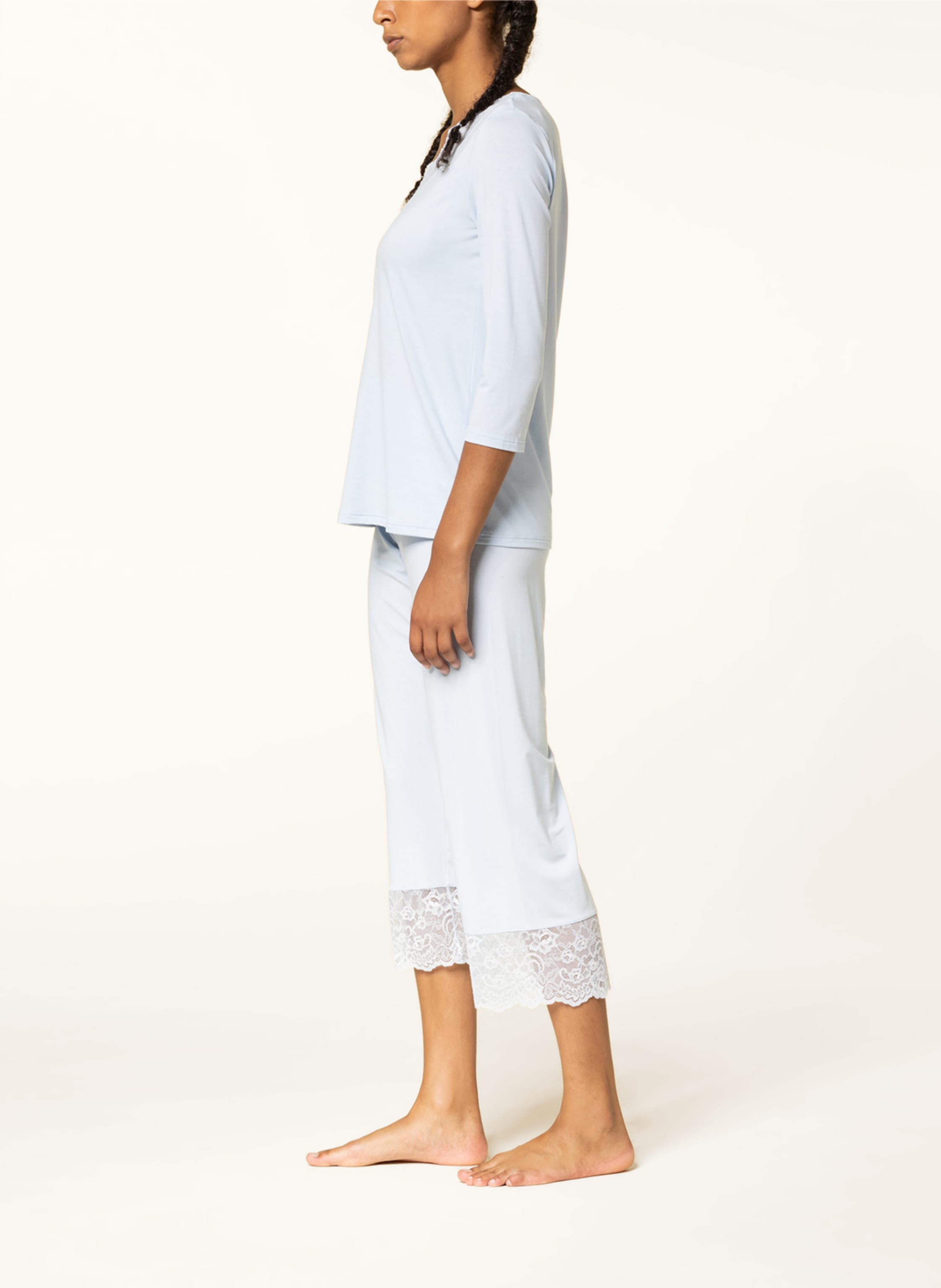 Thumbnail - Calida 7/8-Schlafanzug Elegant Dreams blau