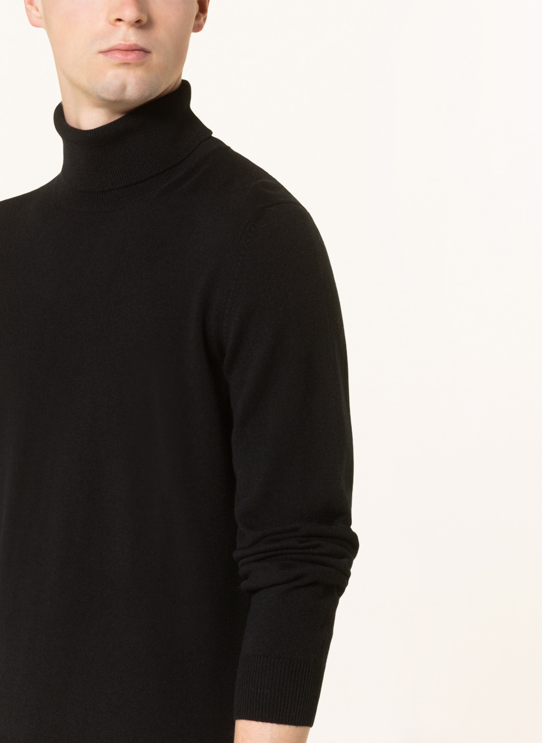 Thumbnail - Gran Sasso Rollkragenpullover schwarz