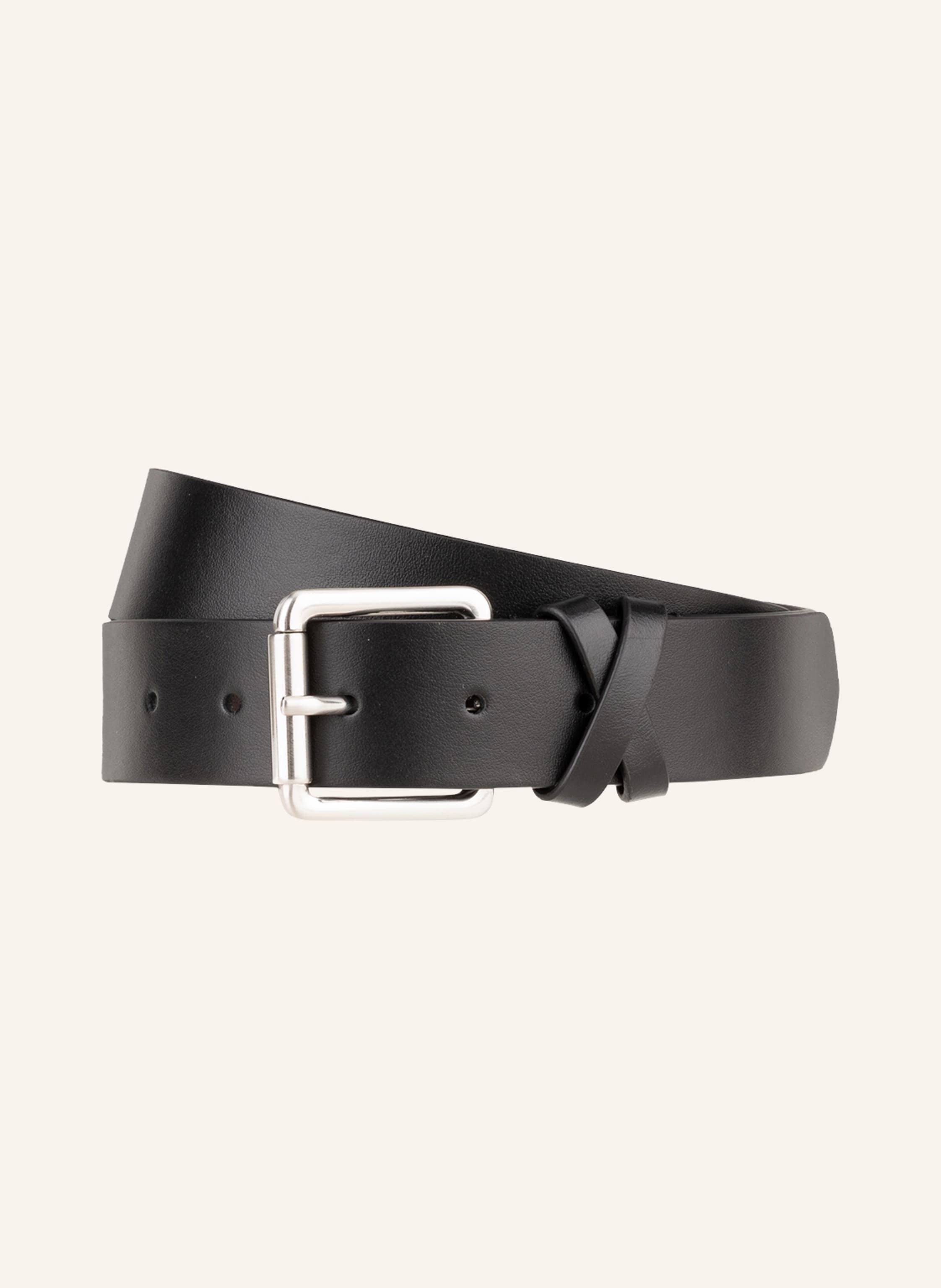 REISS Leather belt ANNEXE in black | Breuninger