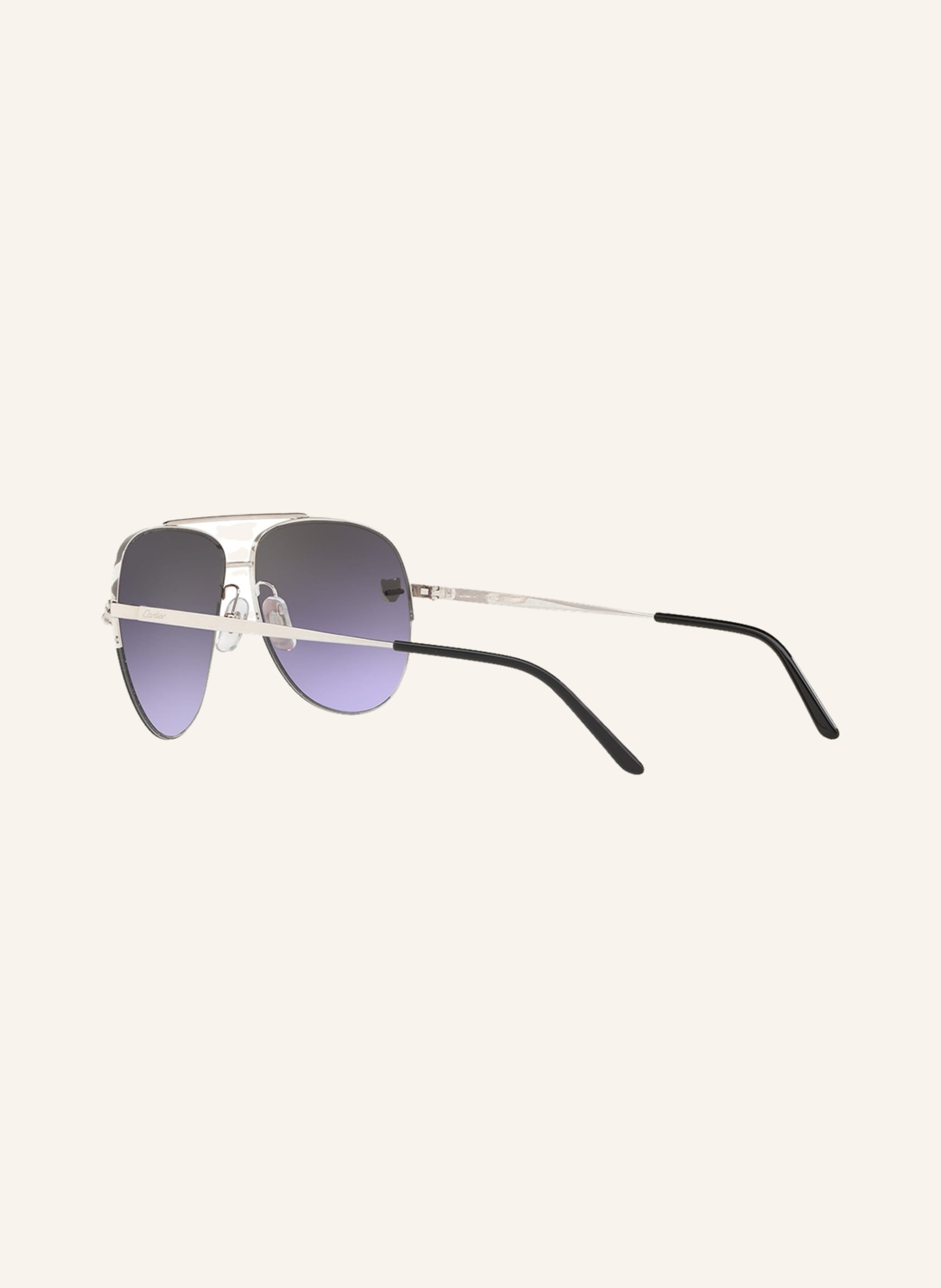 Thumbnail - Cartier Sonnenbrille ct0065s silber