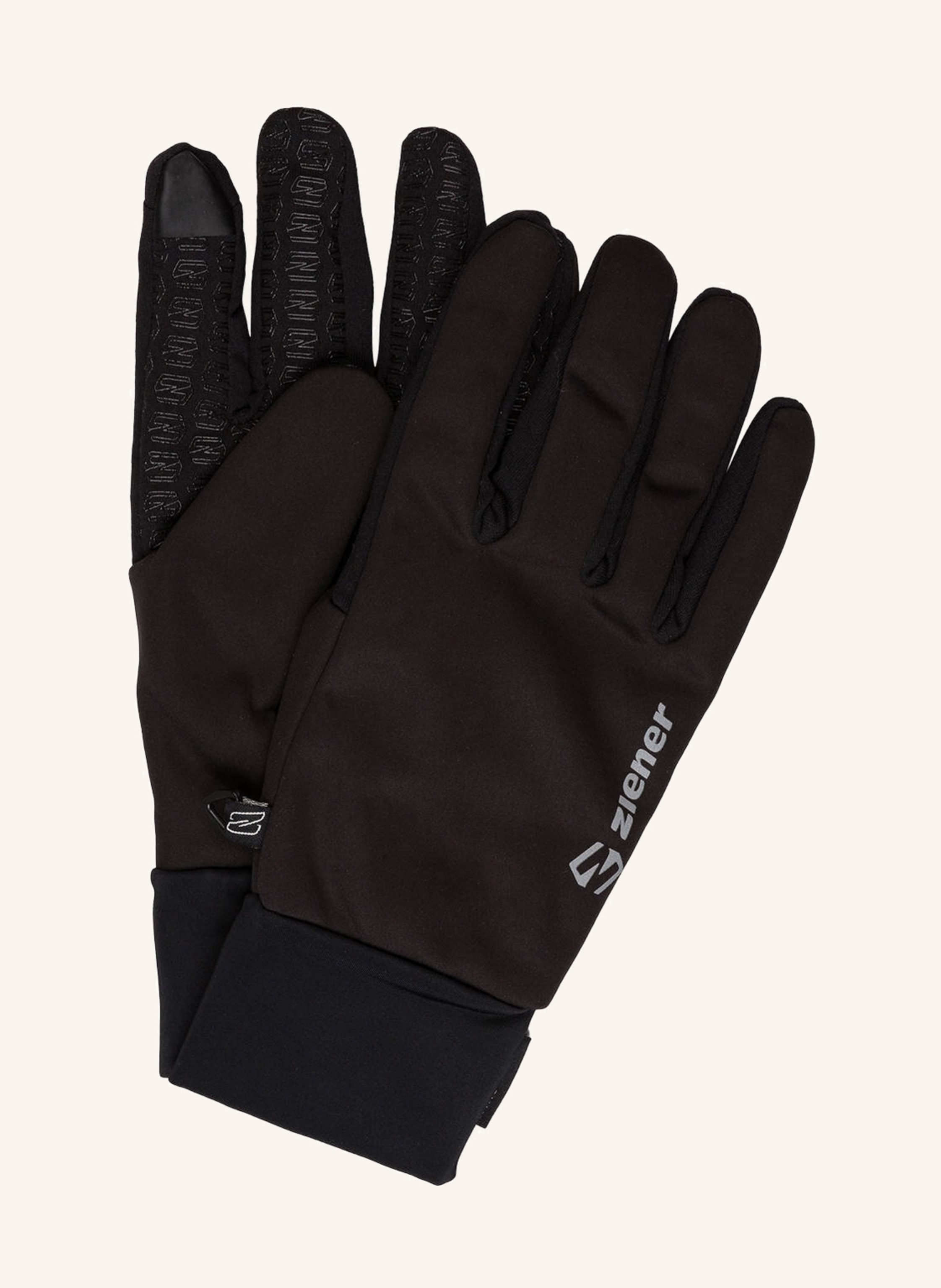 ziener Multisport gloves IVIDURO TOUCH in black