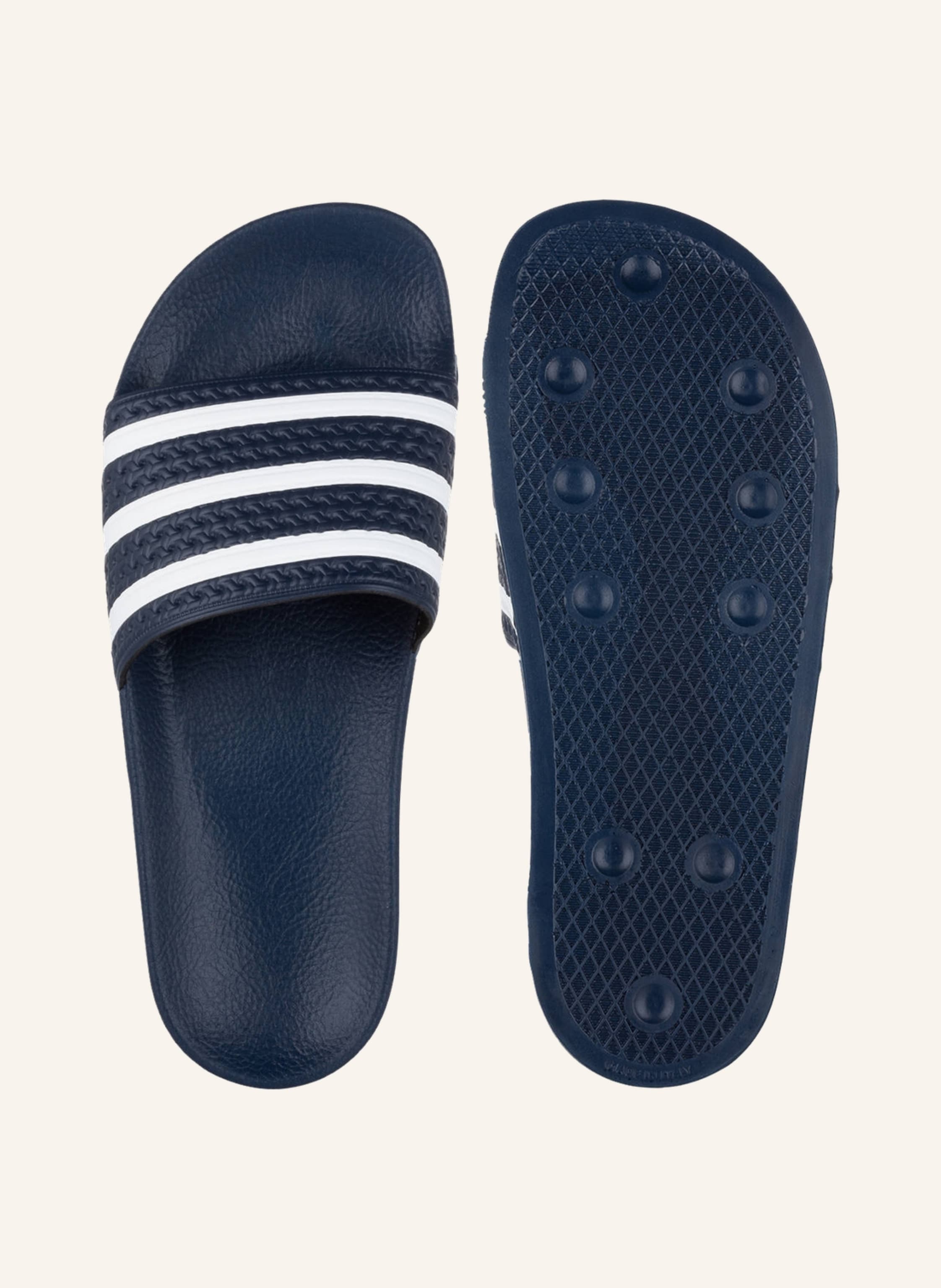 Thumbnail - Adidas Originals Pantoletten Adilette blau