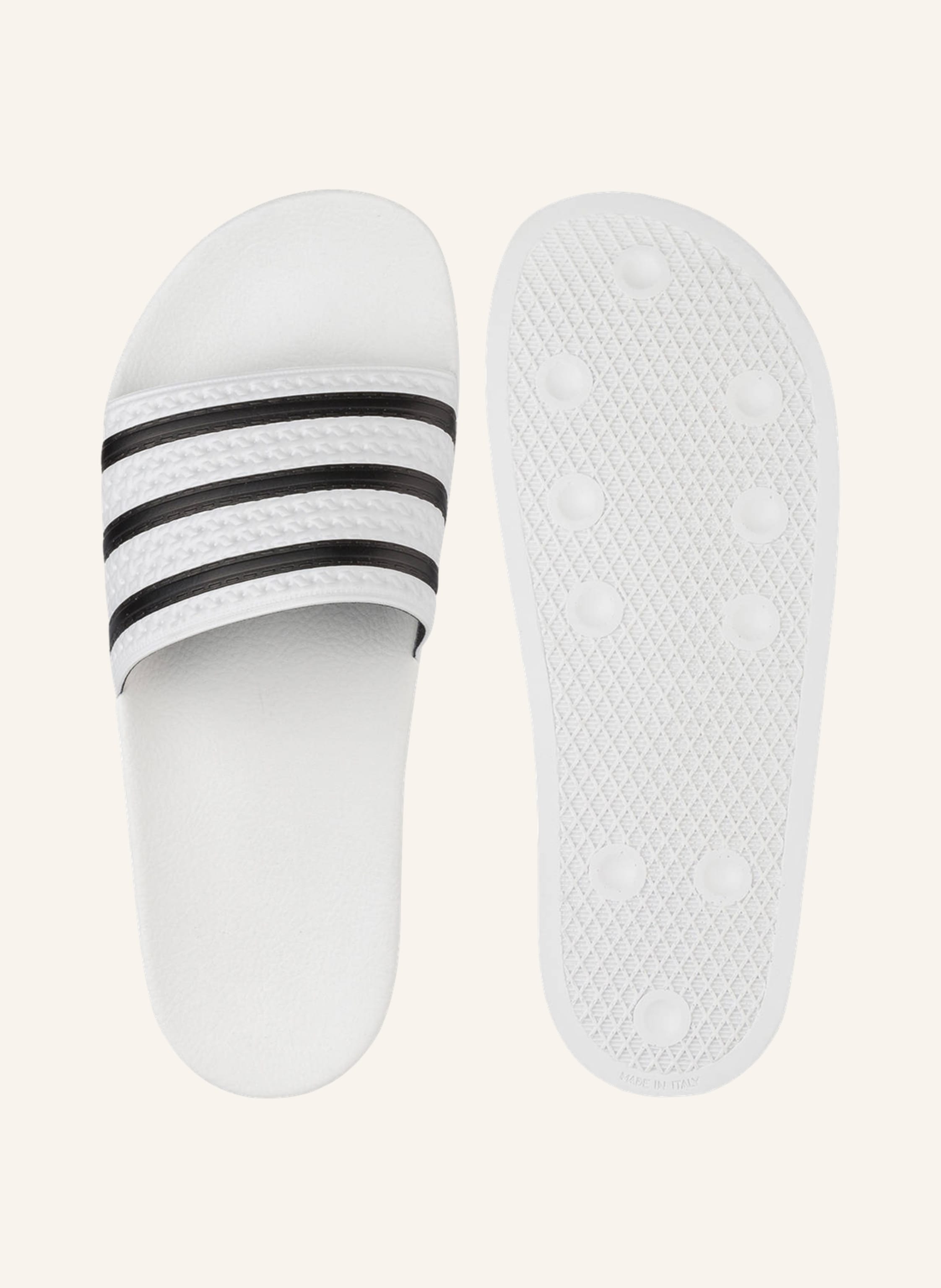 Thumbnail - Adidas Originals Pantoletten Adilette weiss
