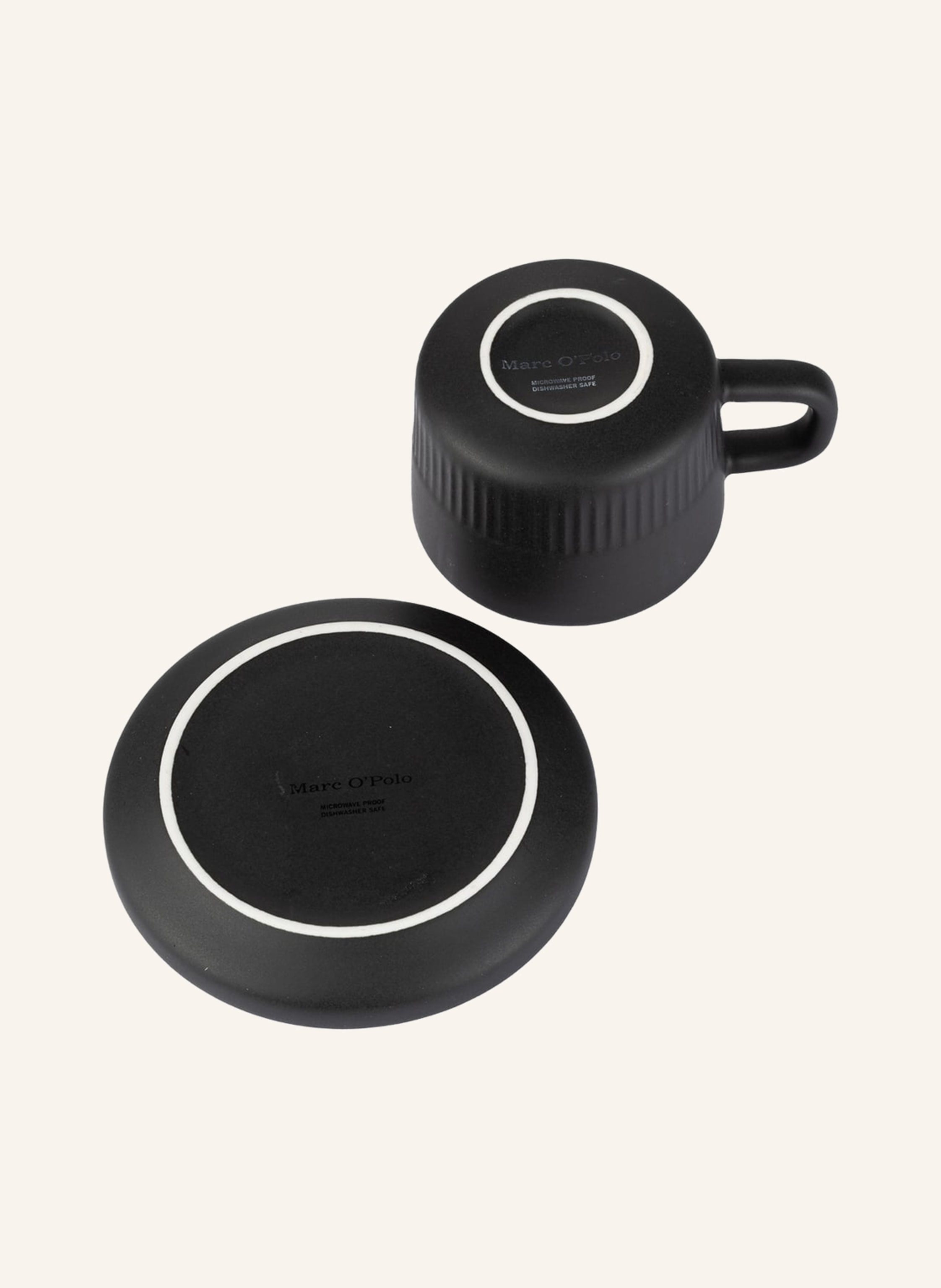 Thumbnail - Marc O'polo 4er-Set Espressotassen Moments Mit Untertasse grau