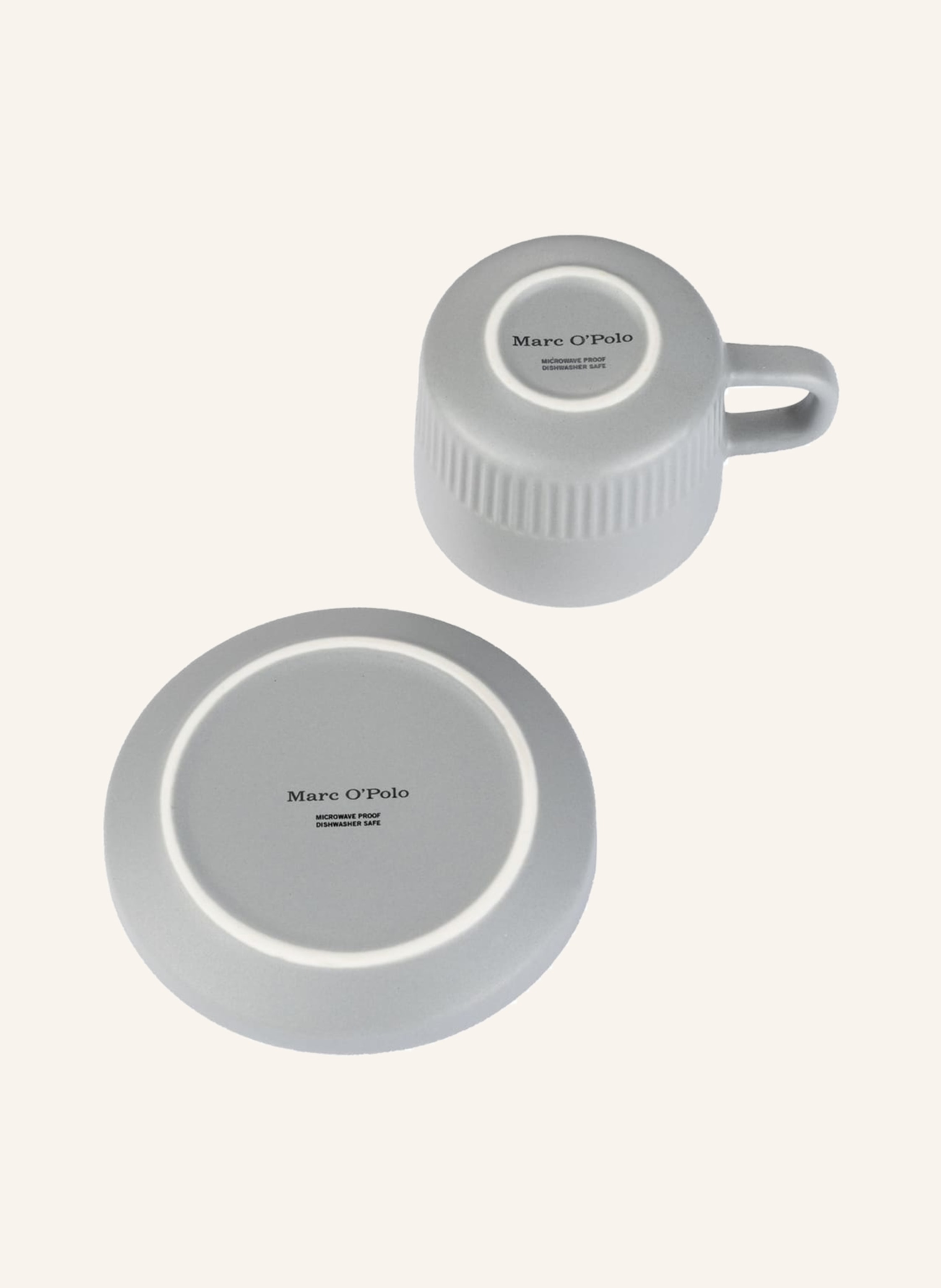 Thumbnail - Marc O'polo 4er-Set Espressotassen Moments Mit Untertasse grau