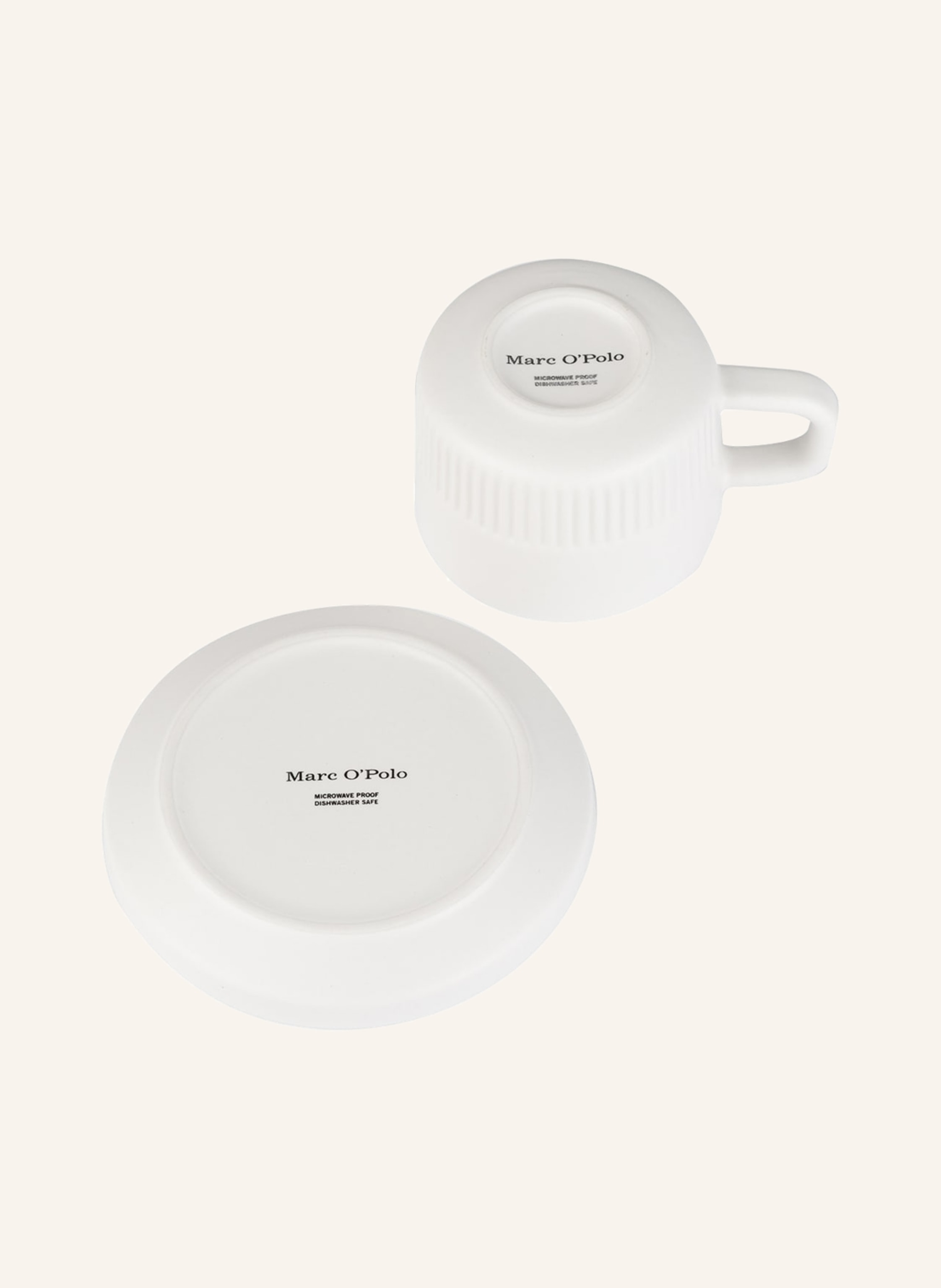 Thumbnail - Marc O'polo 4er-Set Espressotassen Moments Mit Untertasse weiss