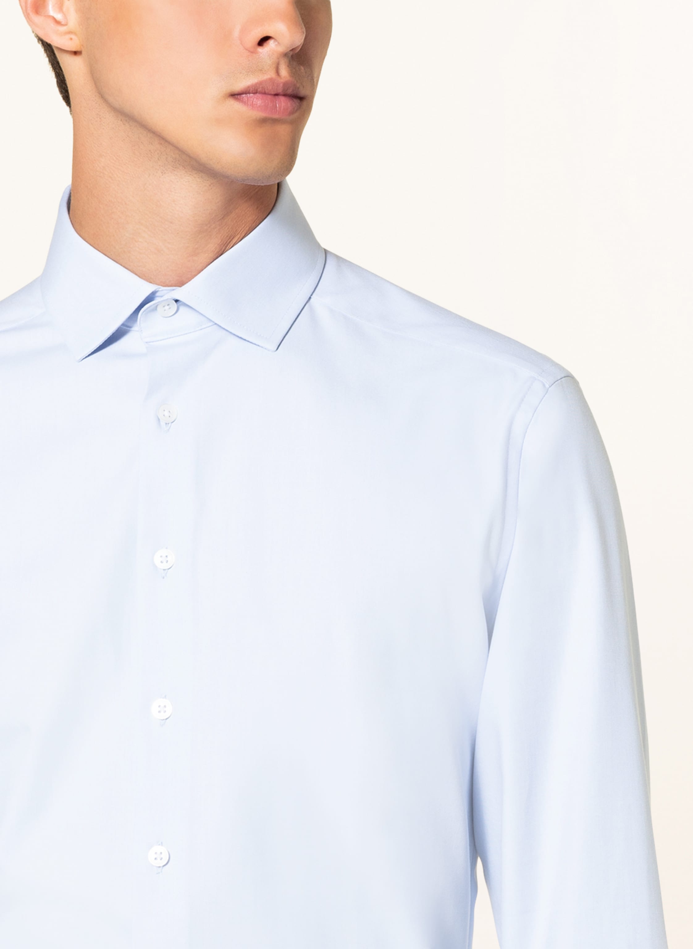 Thumbnail - Olymp Jerseyhemd Luxor 24/Seven Modern Fit blau