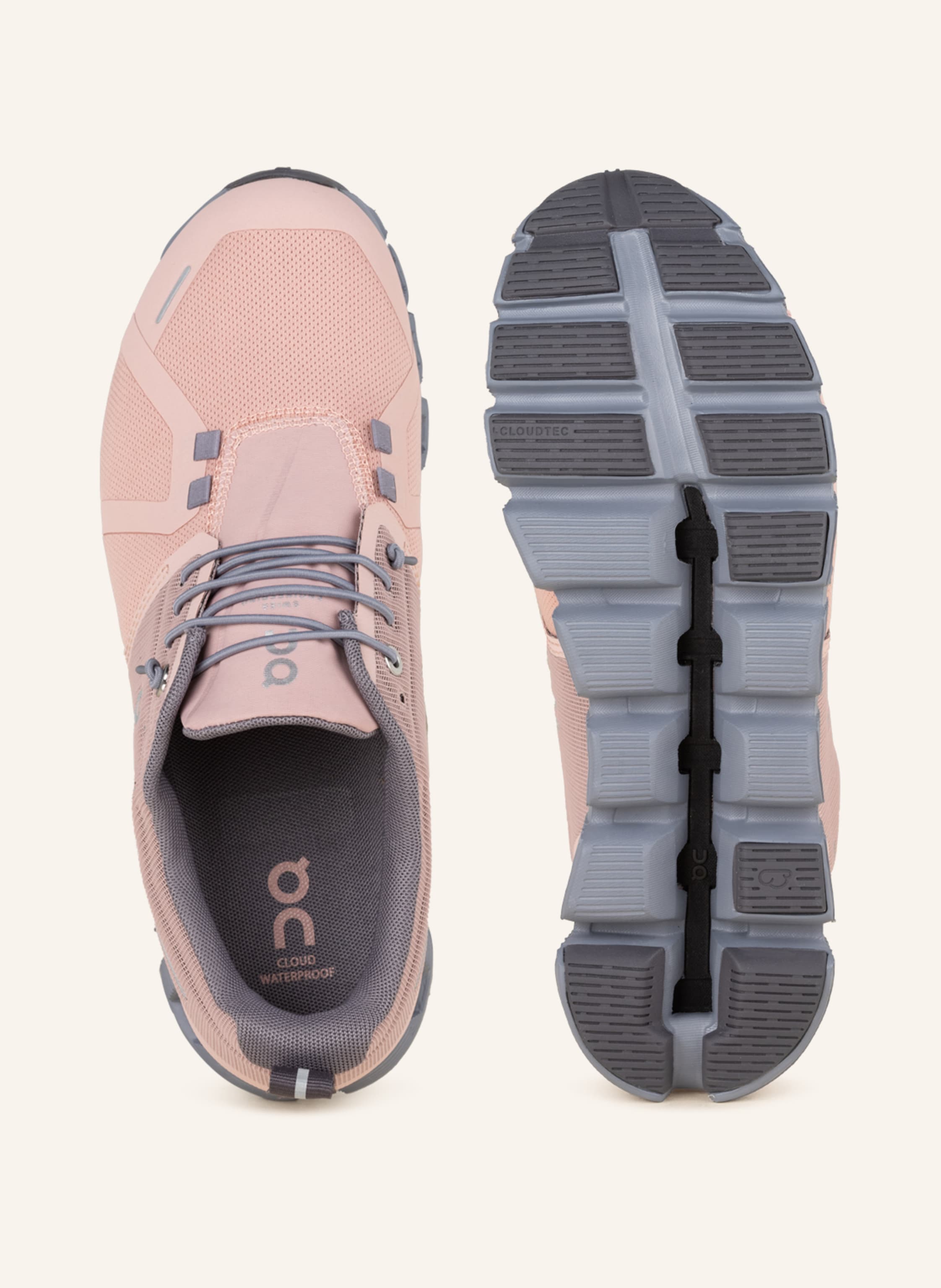 Thumbnail - On Sneaker Cloud 5 Waterproof rosa