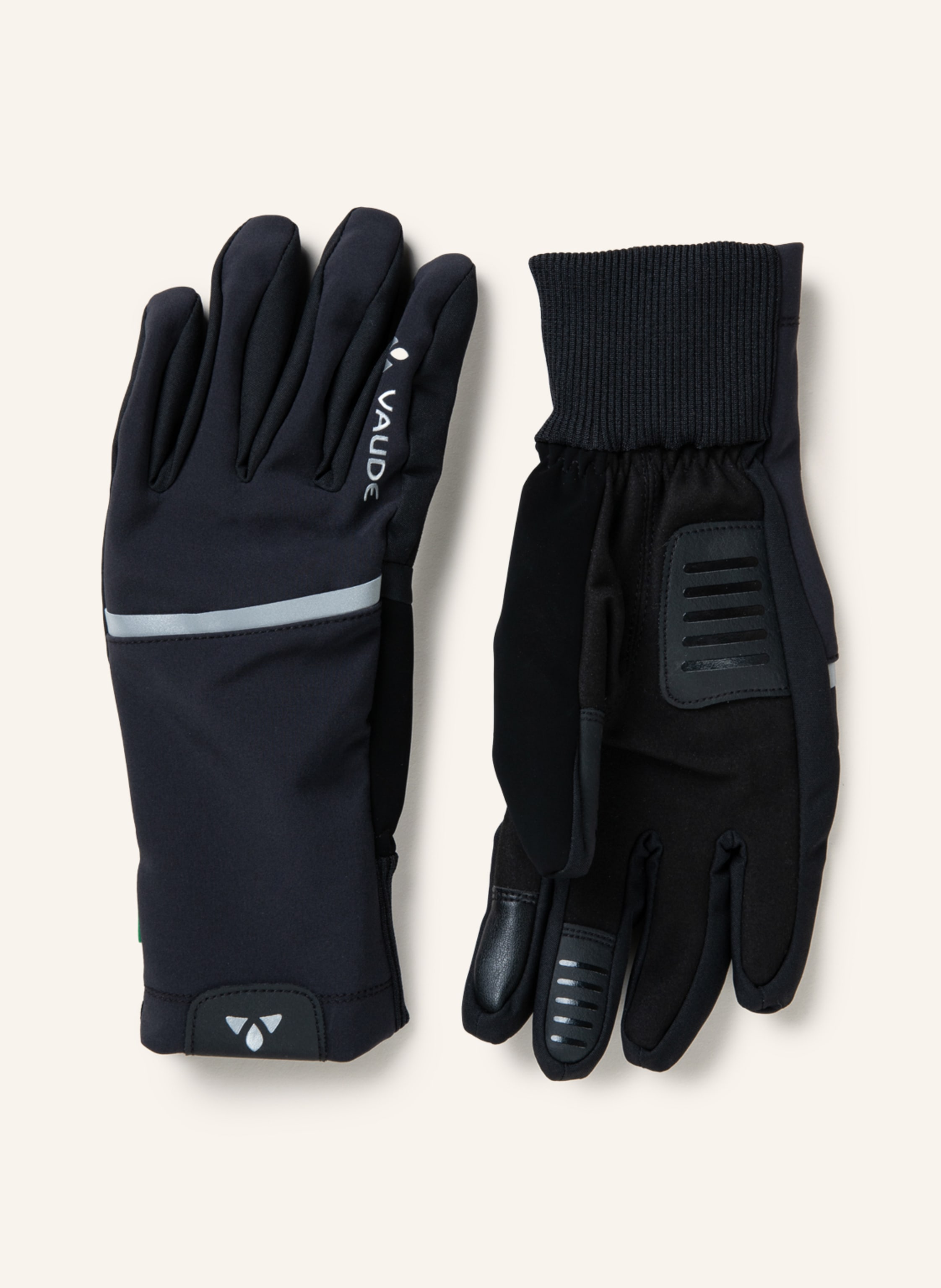 black VAUDE Cycling HANKO in II gloves