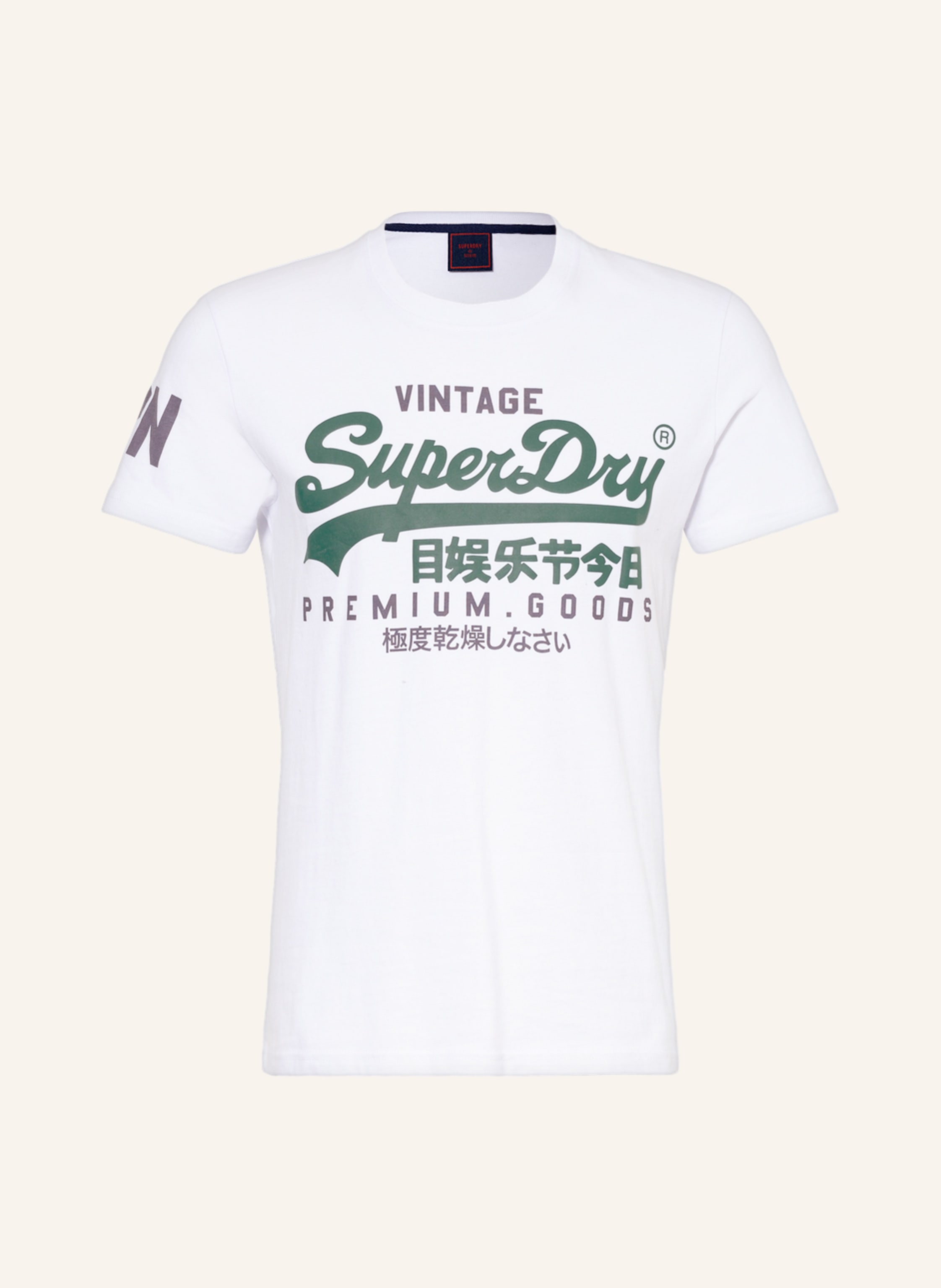 in weiss Superdry T-Shirt