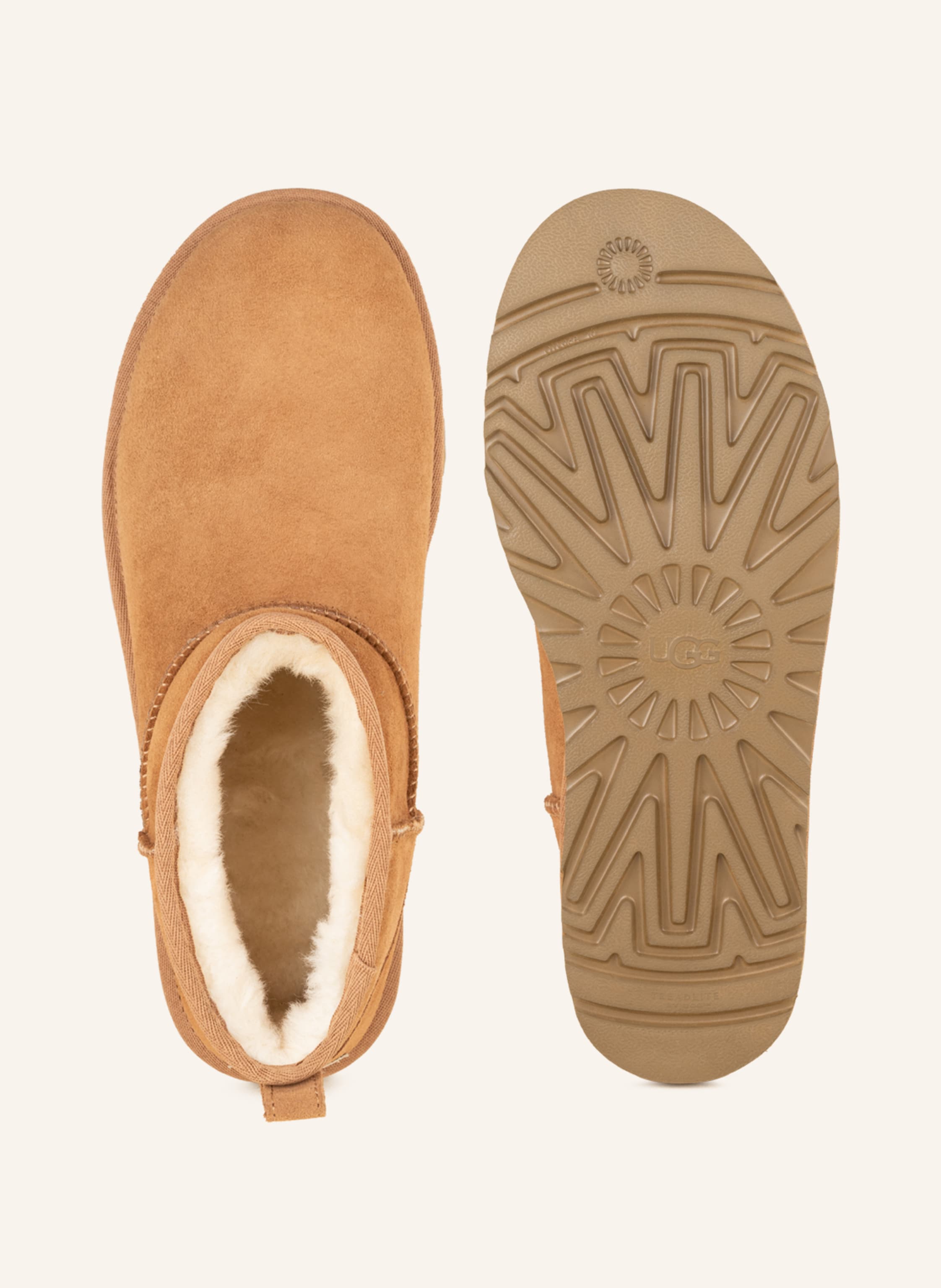 Thumbnail - Ugg Boots Classic Ultra Mini braun