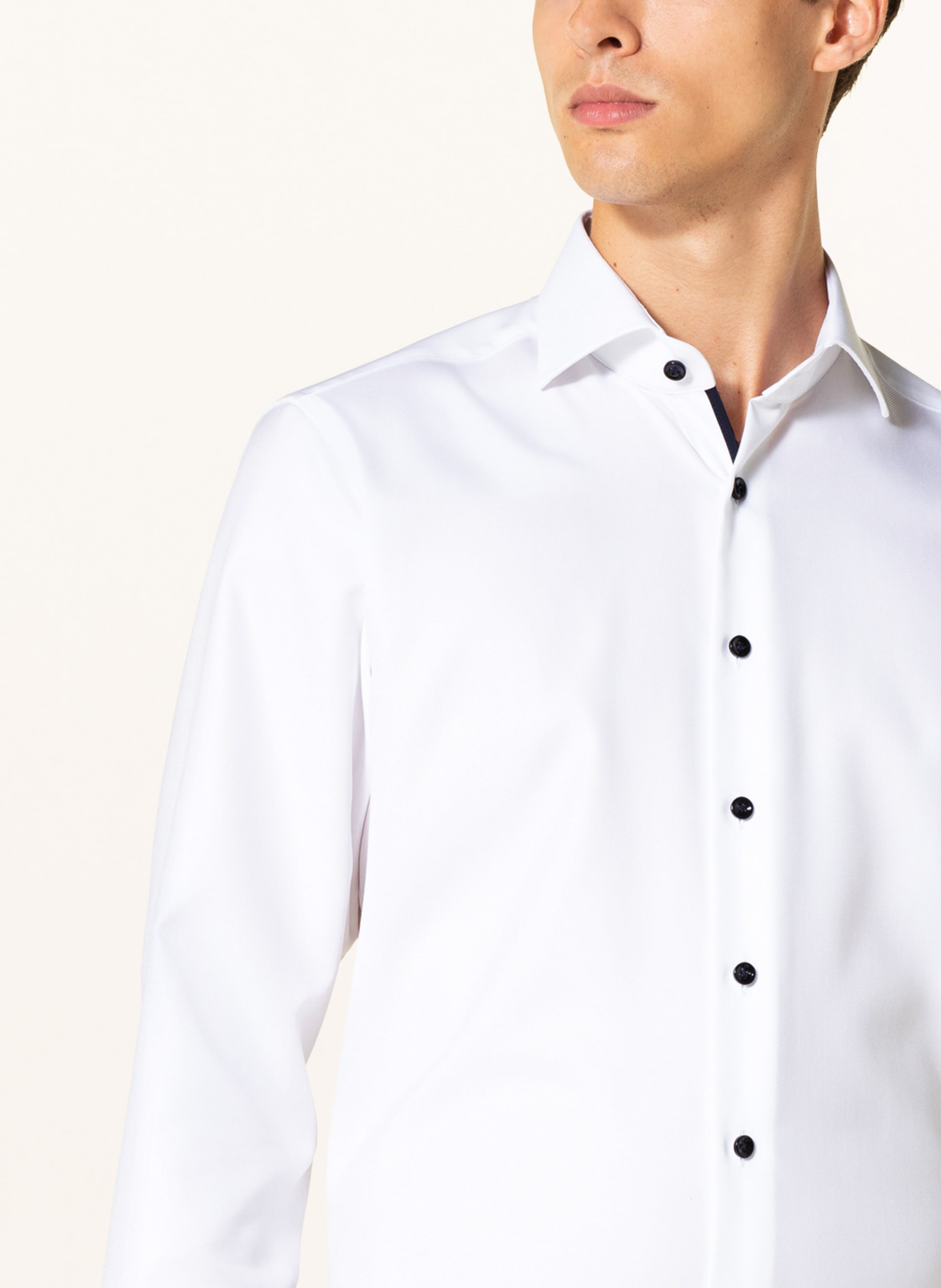 Thumbnail - Olymp Signature Hemd Tailored Fit weiss