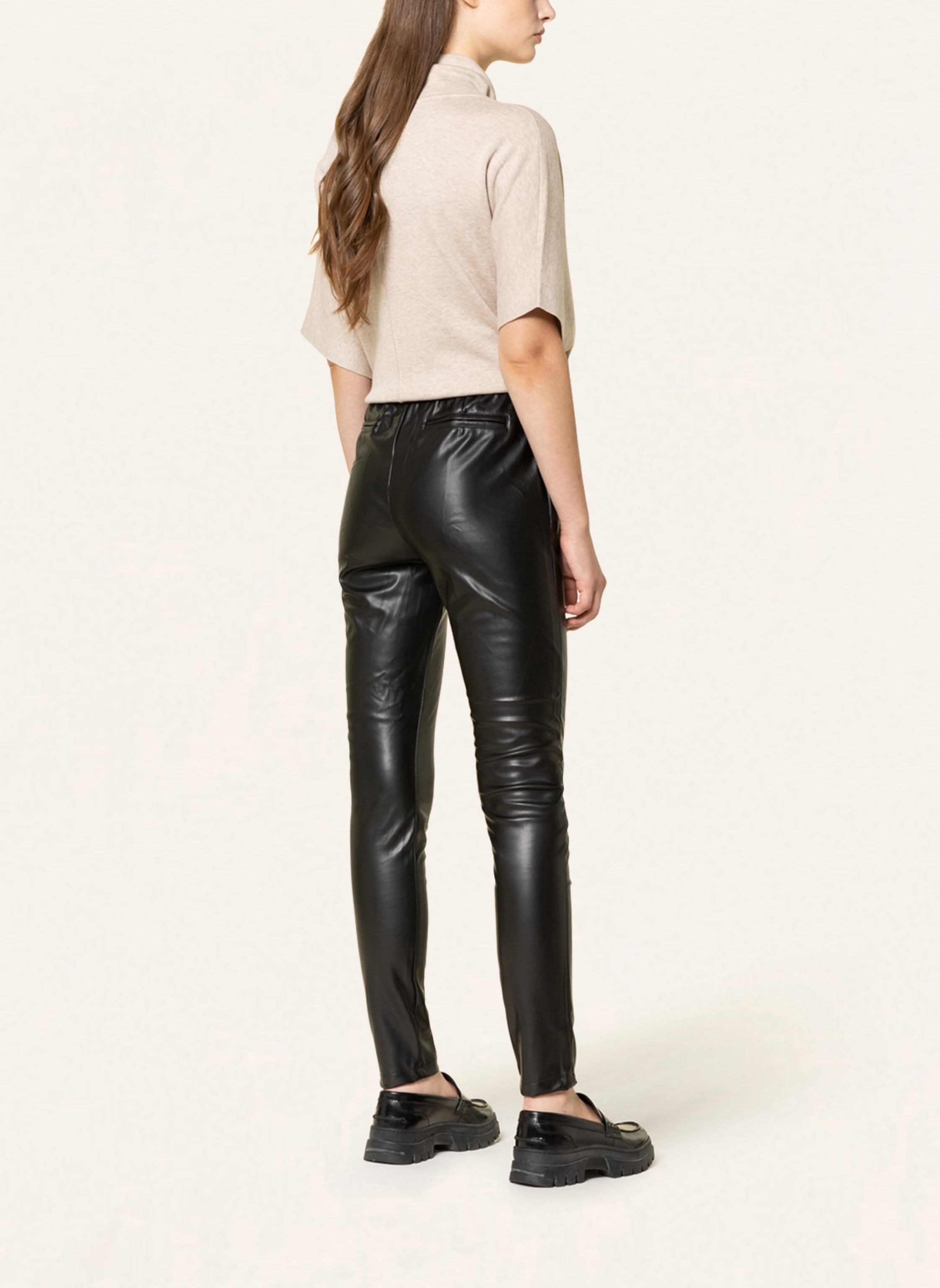 Thumbnail - Marcmarcs Leggings Milly In Lederoptik schwarz