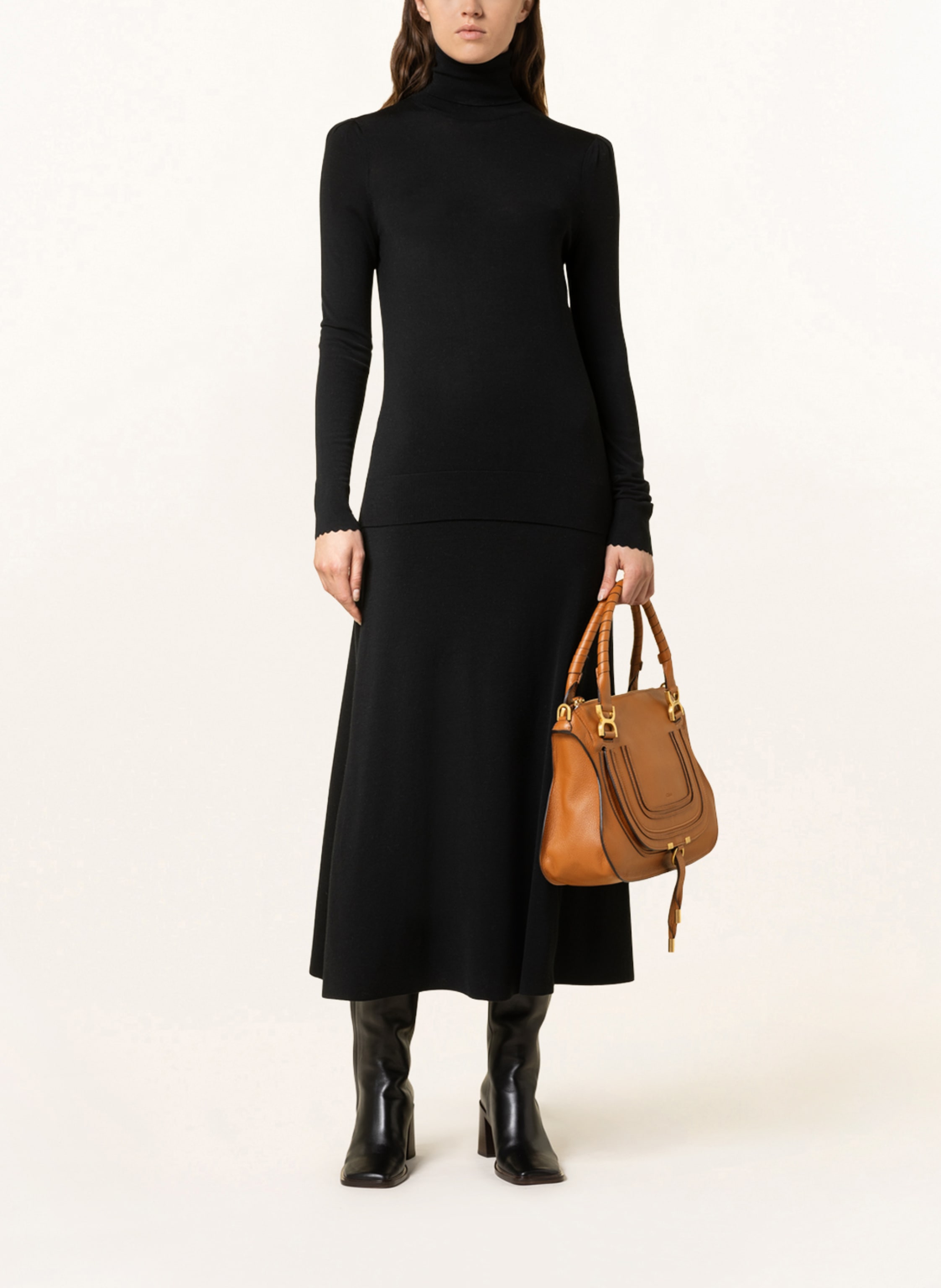 Thumbnail - Chloé Handtasche Marcie braun