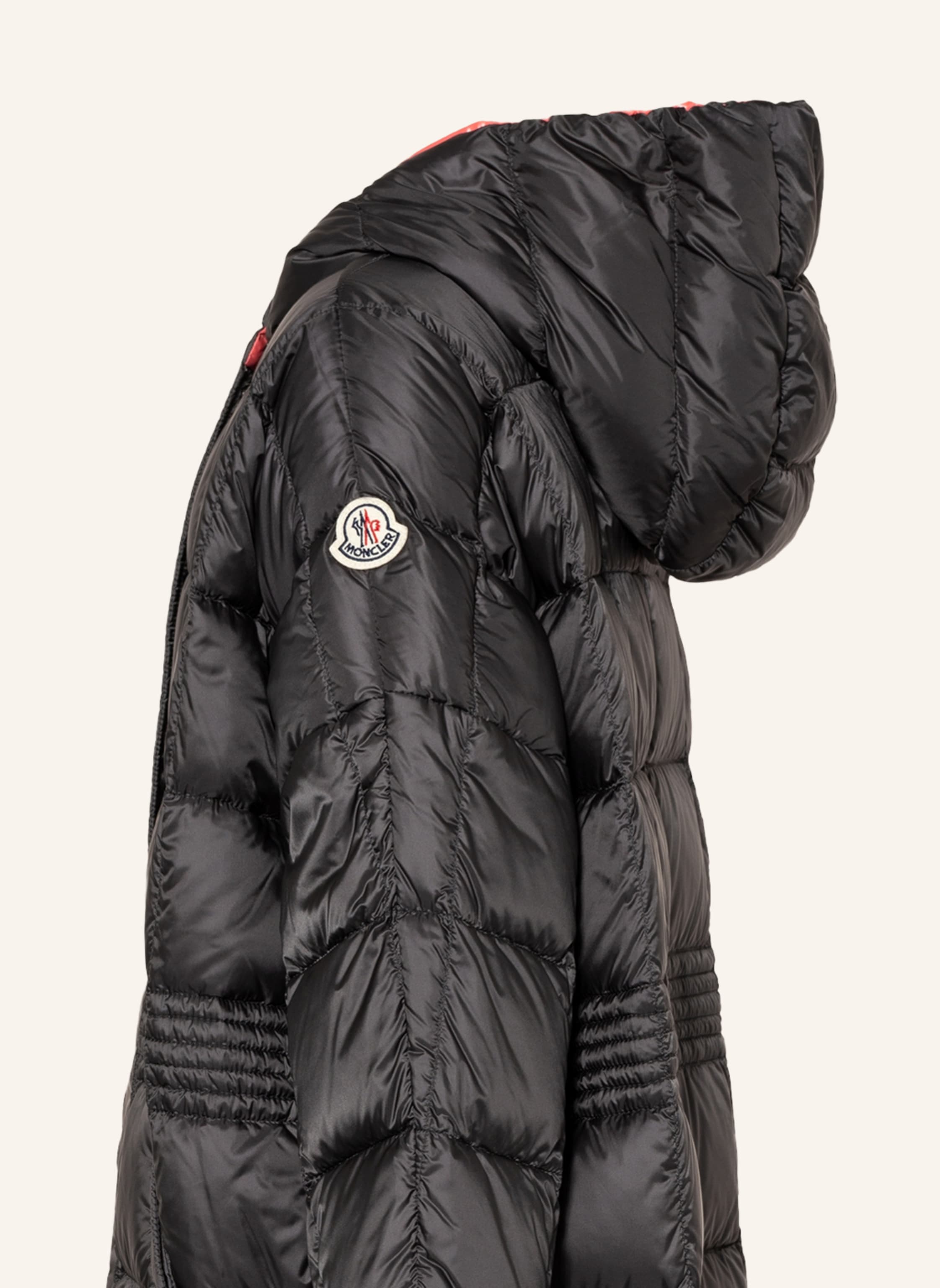 Thumbnail - Moncler Enfant Daunenmantel Almane grau