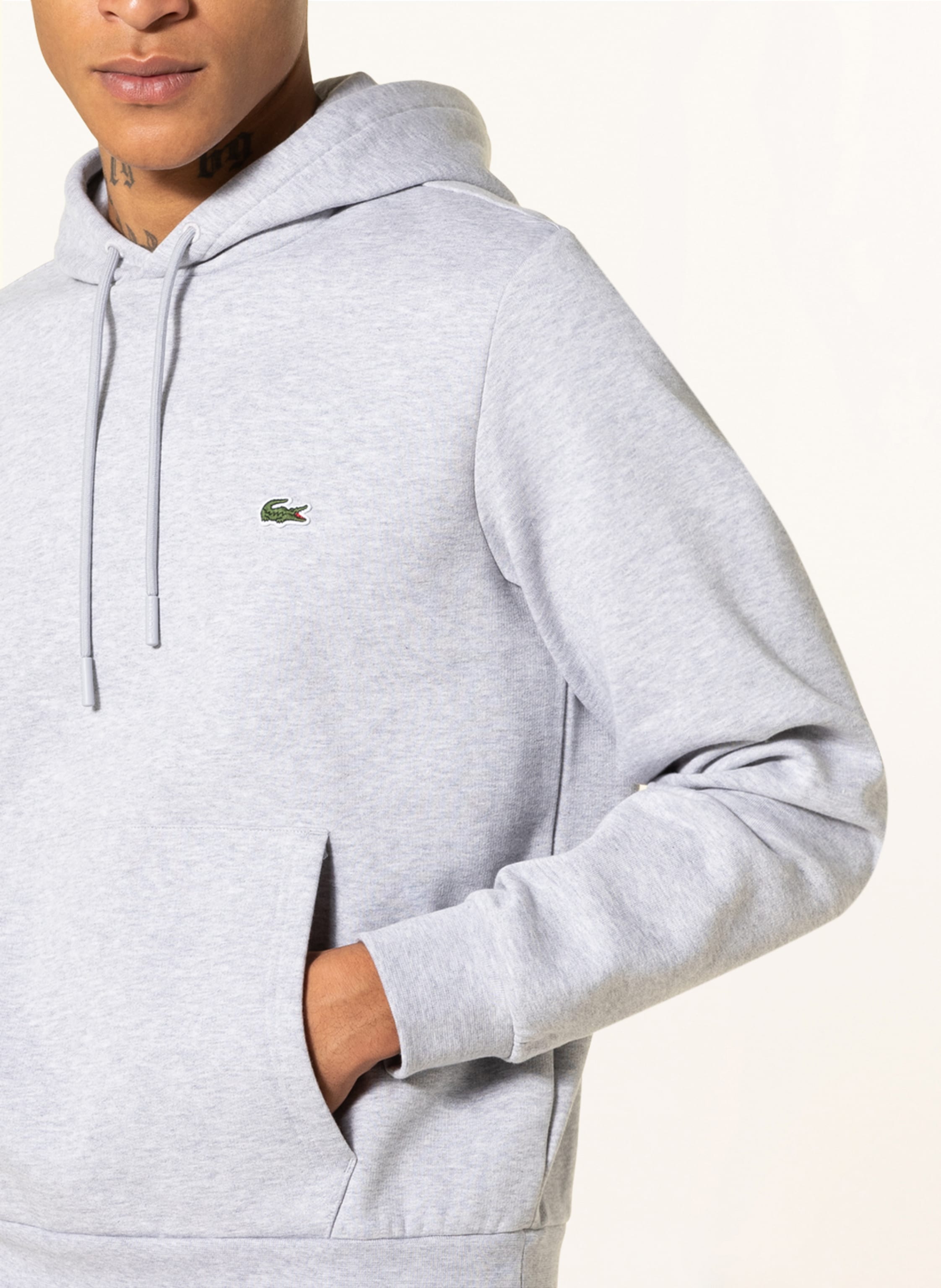 Thumbnail - Lacoste Hoodie grau