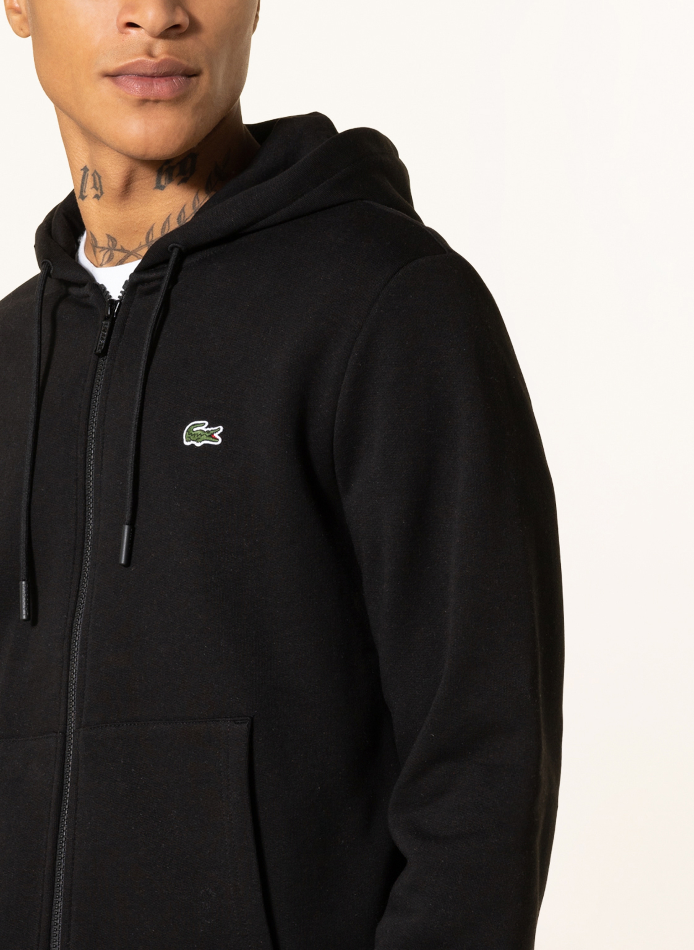 Thumbnail - Lacoste Sweatjacke schwarz
