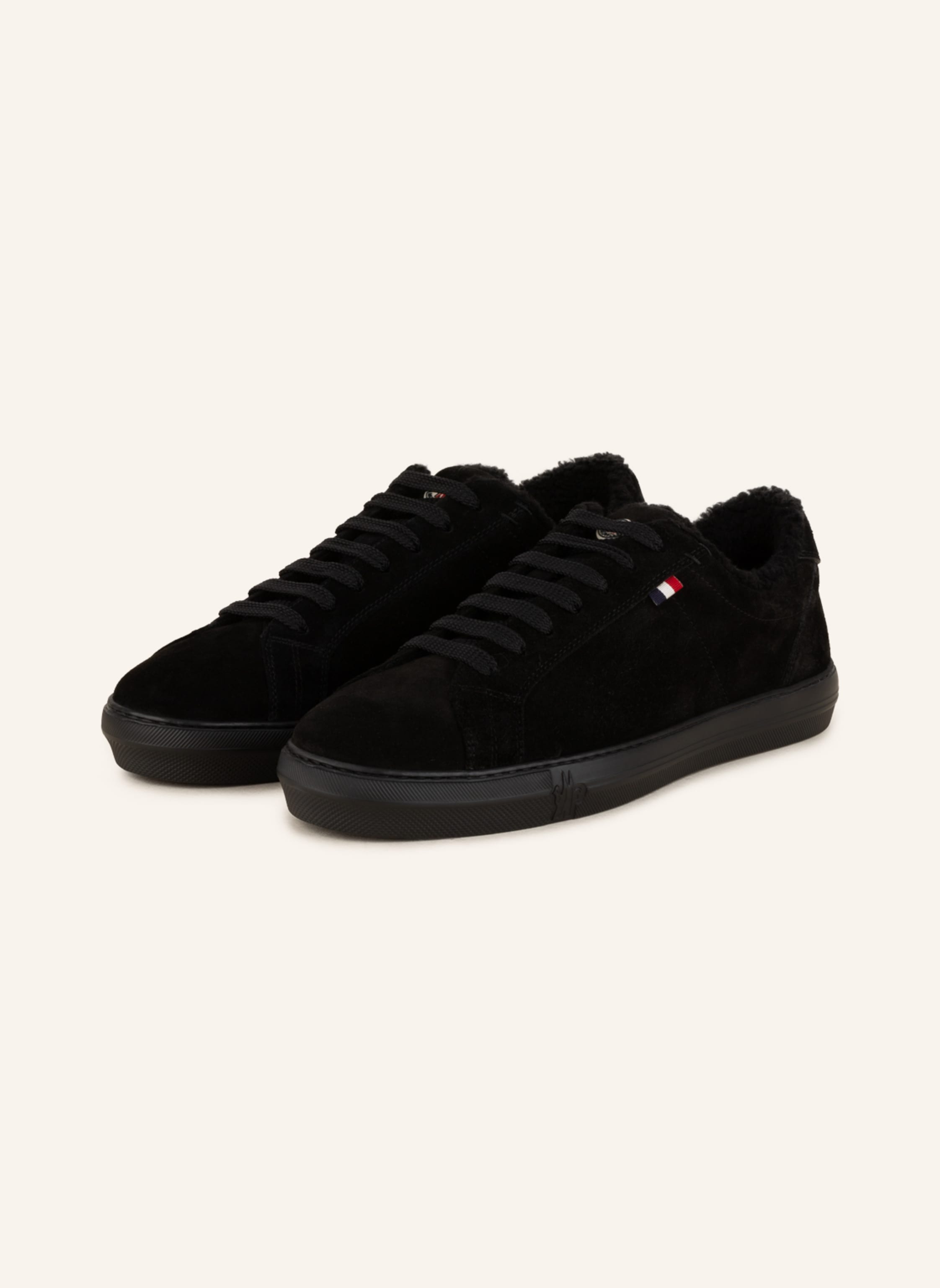 Moncler Low-Top Sneakers MONACO suede online shopping - mybudapester.com