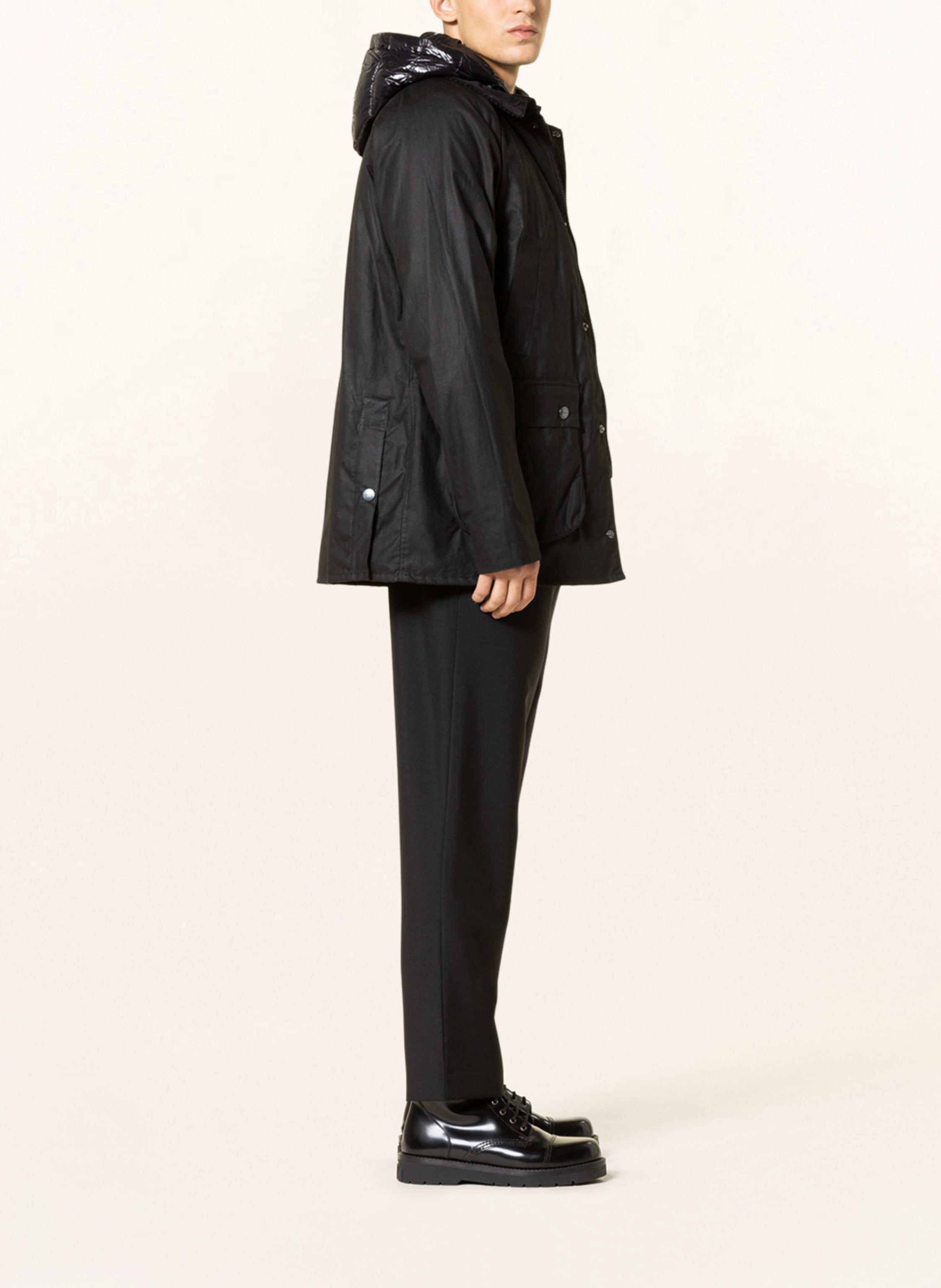 Thumbnail - Moncler Genius 2-In-1-Fieldjacket Wight schwarz