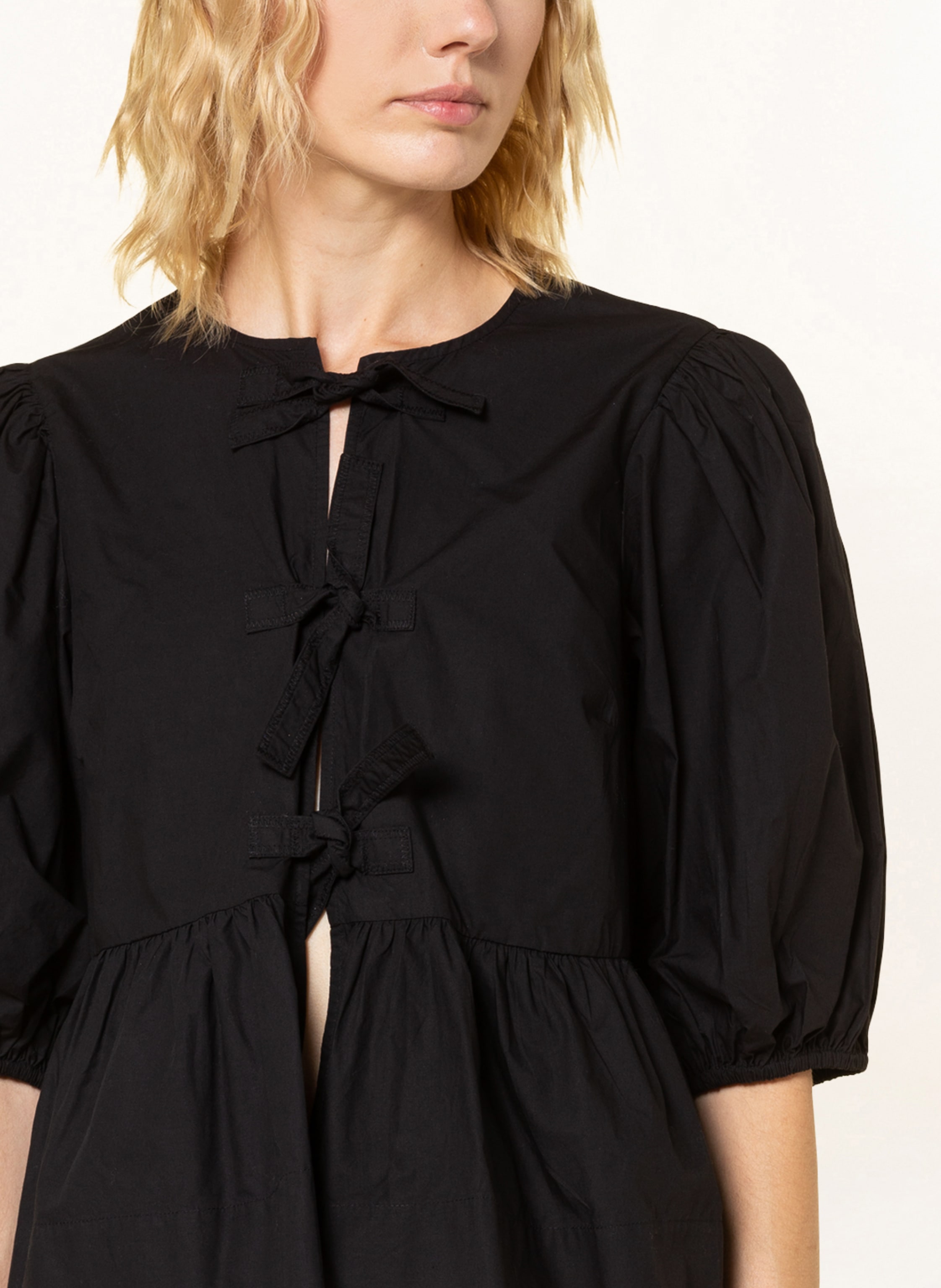 Thumbnail - Ganni Blusenshirt schwarz