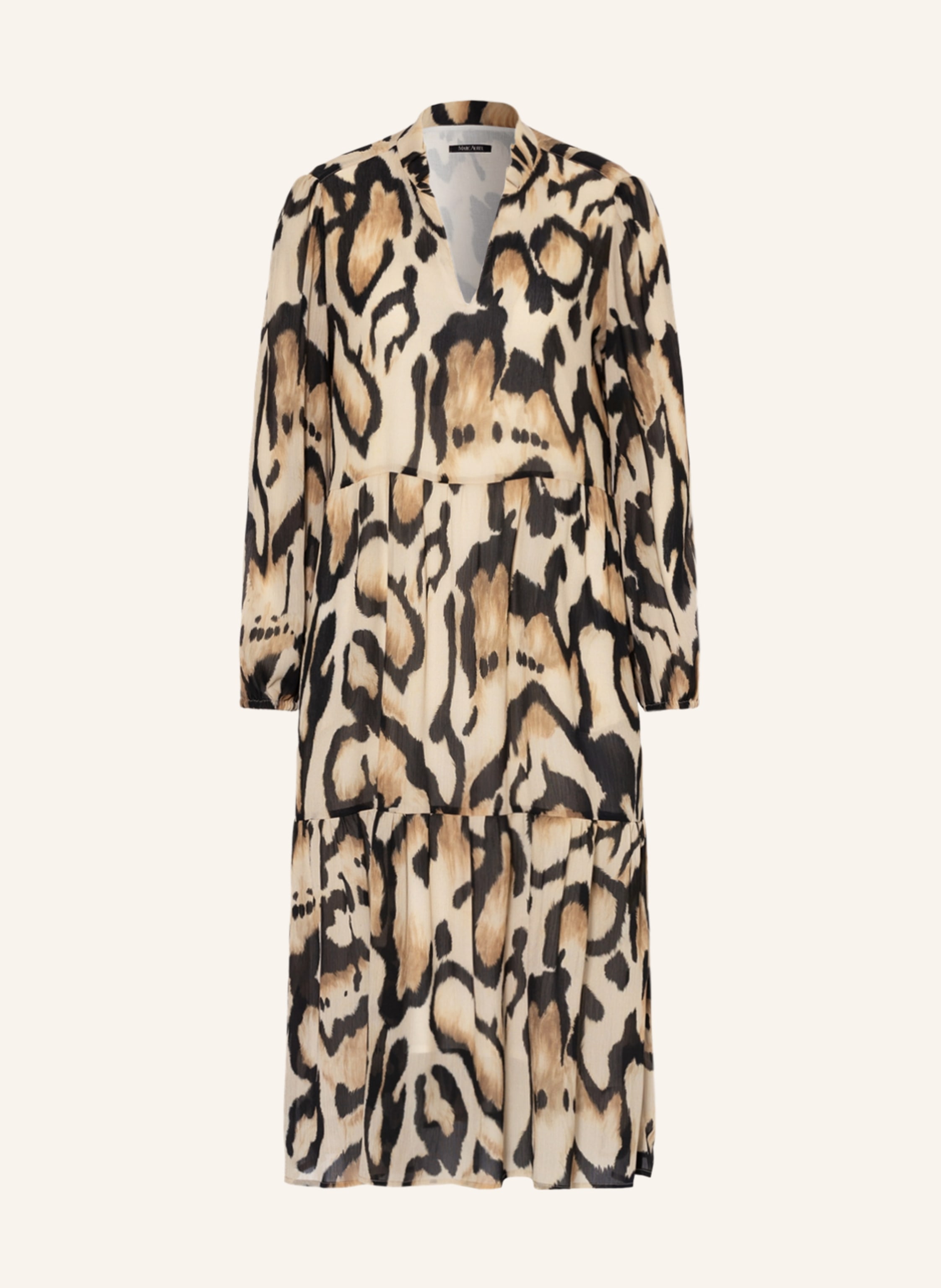 Marc aurel leopard print coat discount