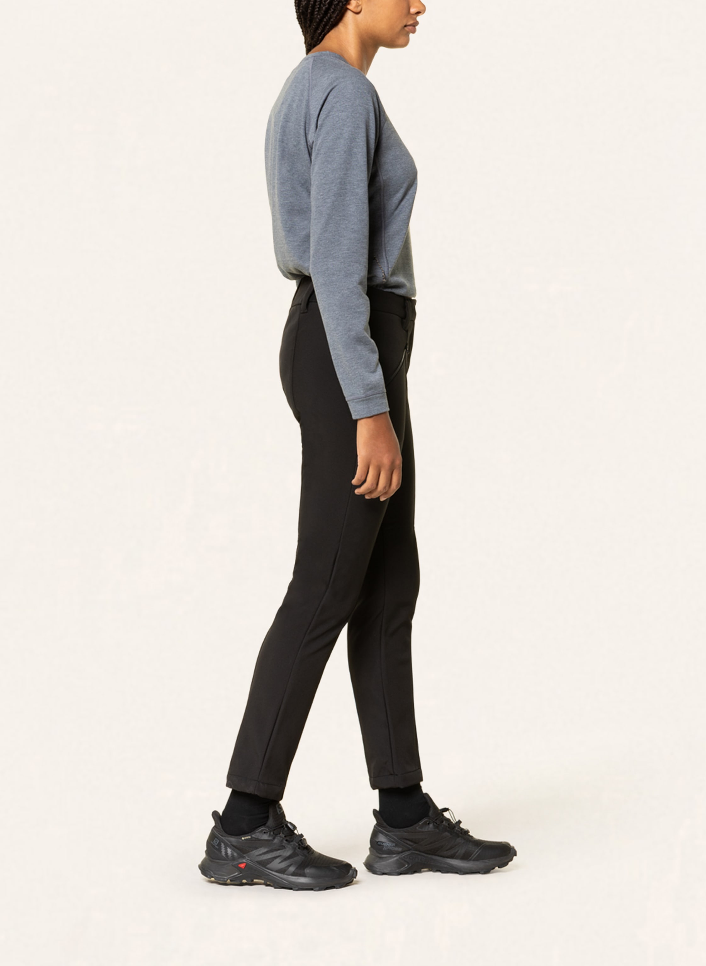 Thumbnail - Me°Ru' Softshell-Hose Birkenhead schwarz