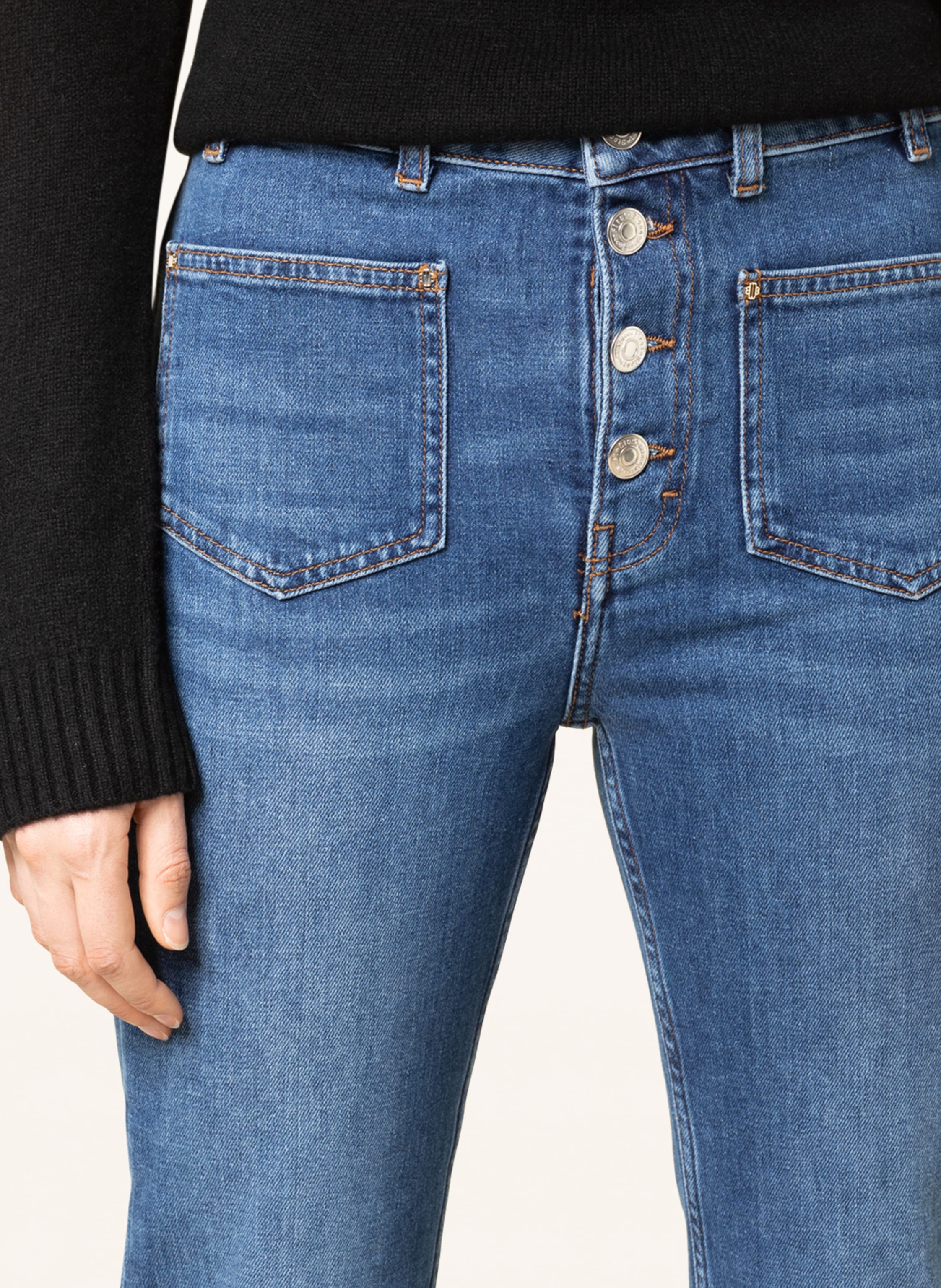 Thumbnail - Maje Straight Jeans blau