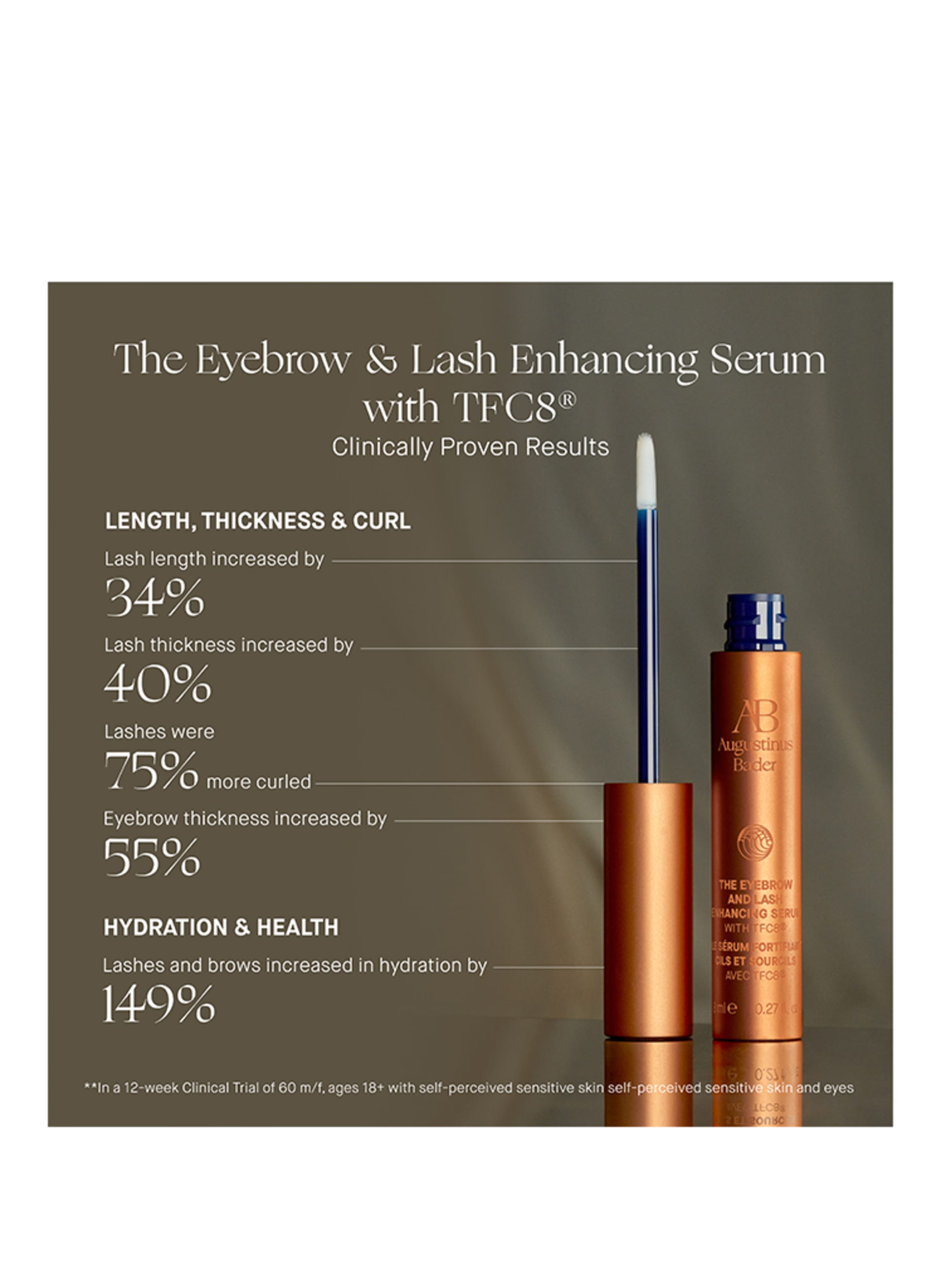Thumbnail - Augustinus Bader The Eyebrow & Lash Enhancing Serum Wimpern- und Augenbrauenserum 8 ml