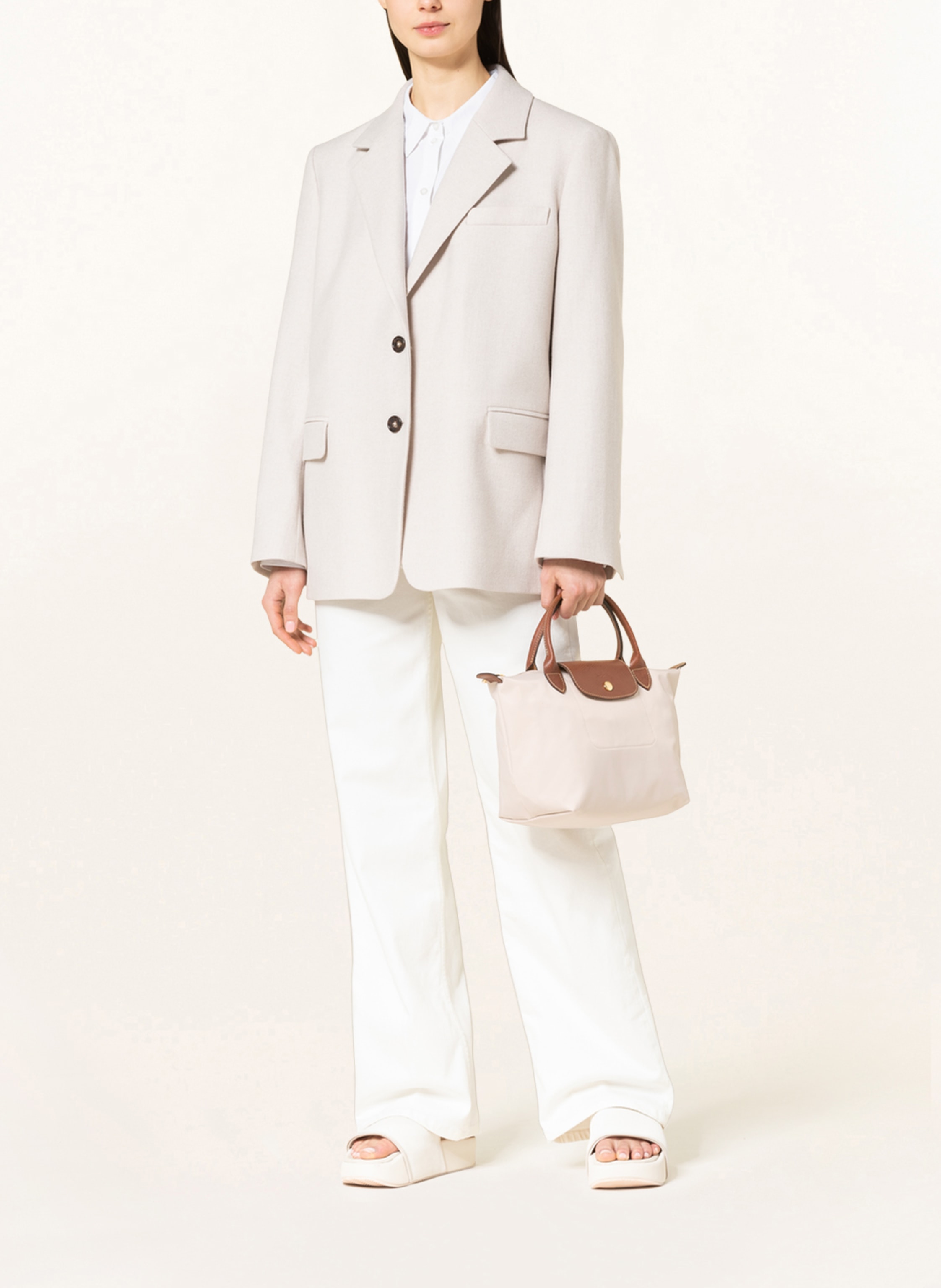 Thumbnail - Longchamp Handtasche Le Pliage S beige