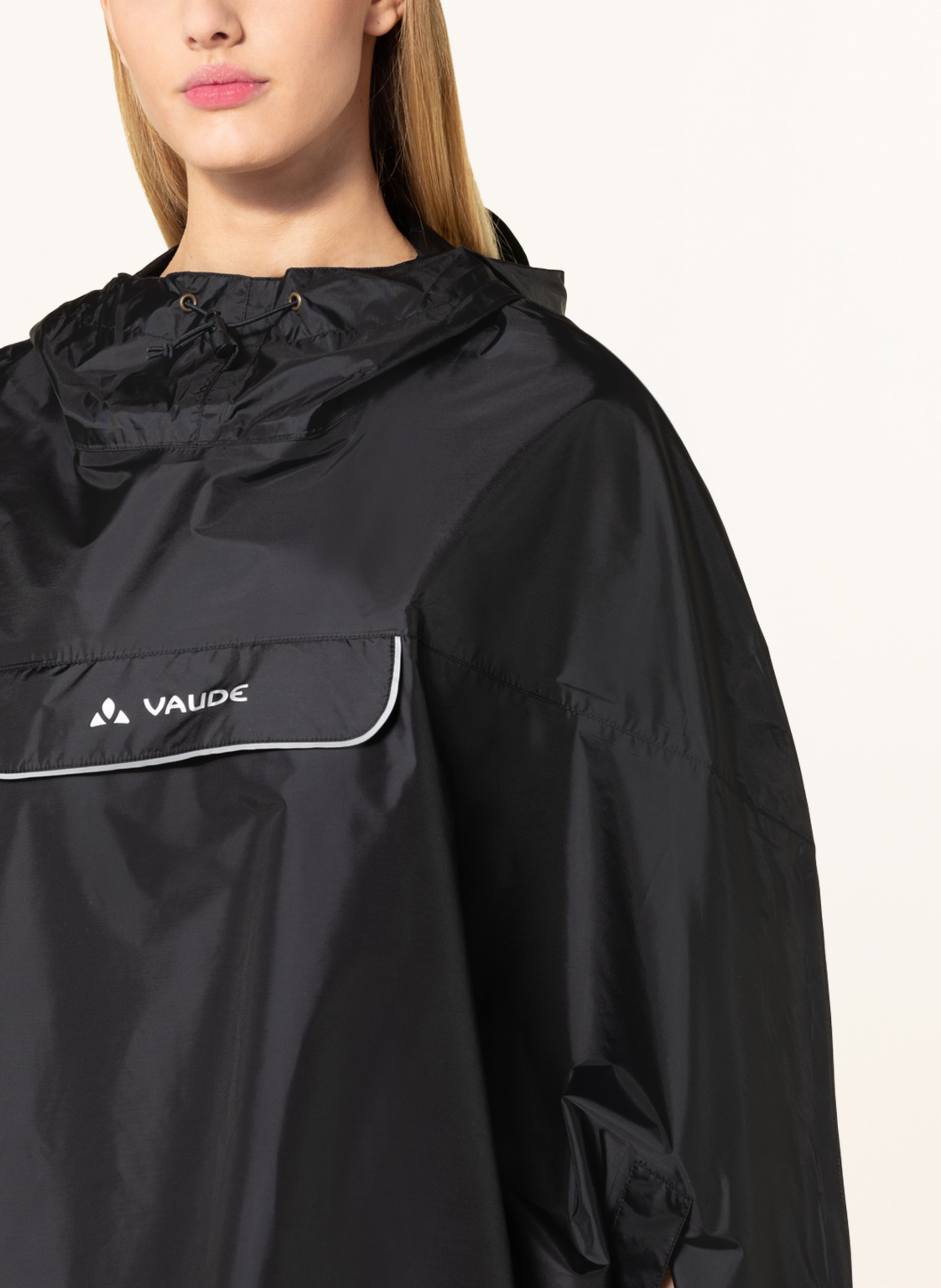 Thumbnail - Vaude Regenponcho Valdipino schwarz