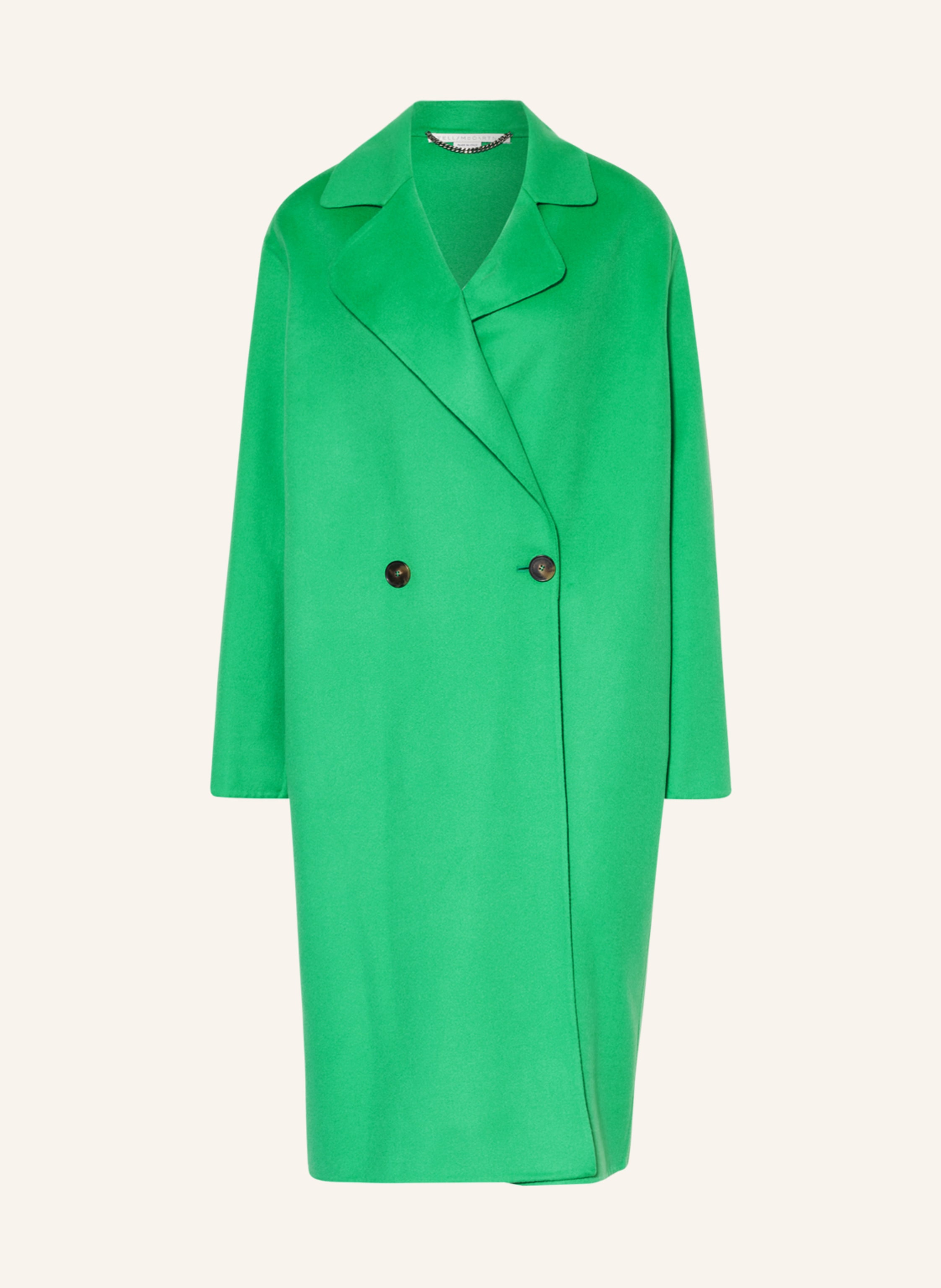 STELLA McCARTNEY Wool coat ERIKA in green | Breuninger