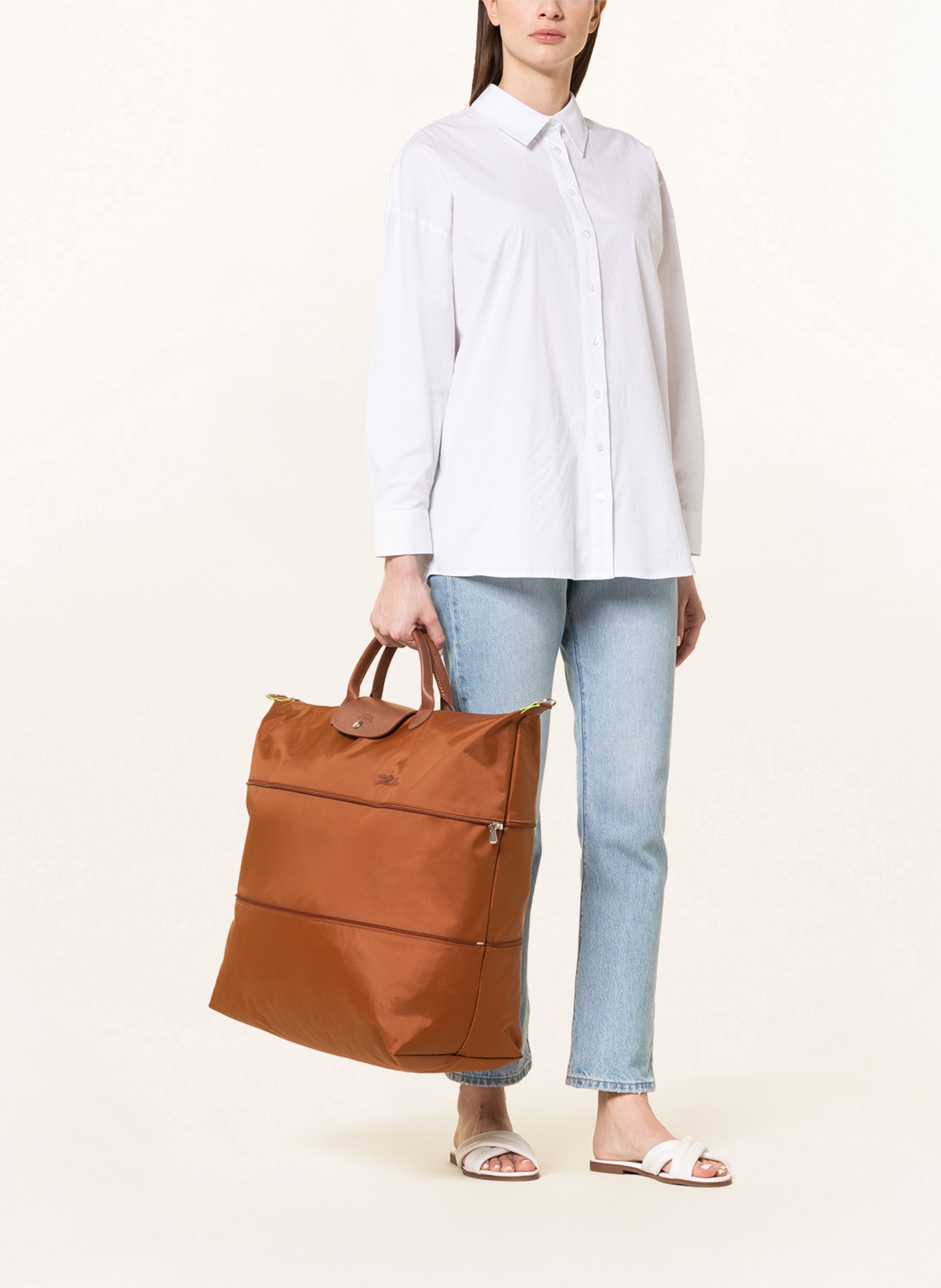 Thumbnail - Longchamp Reisetasche Le Pliage braun