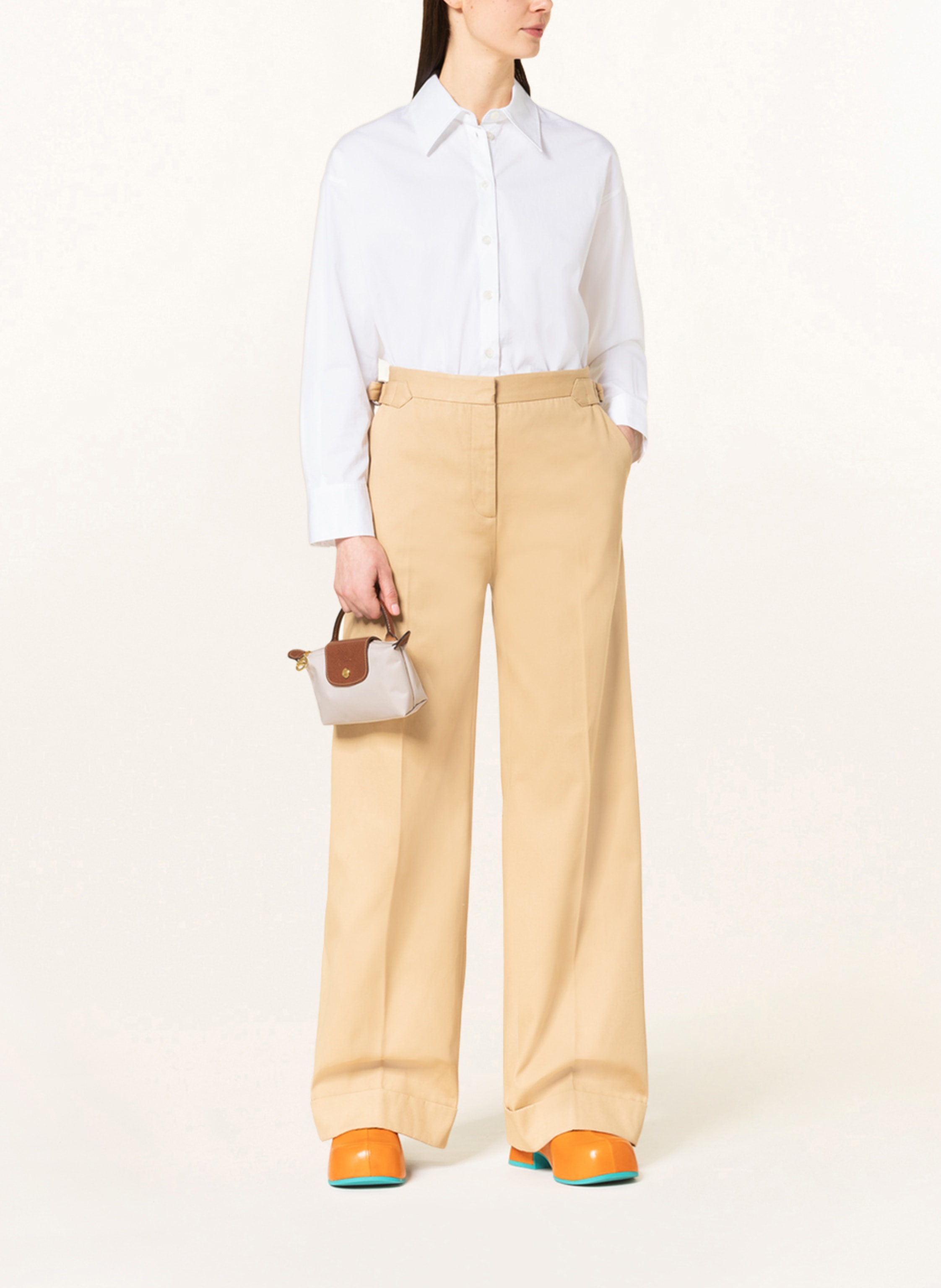 Thumbnail - Longchamp Pouch Le Pliage Original beige