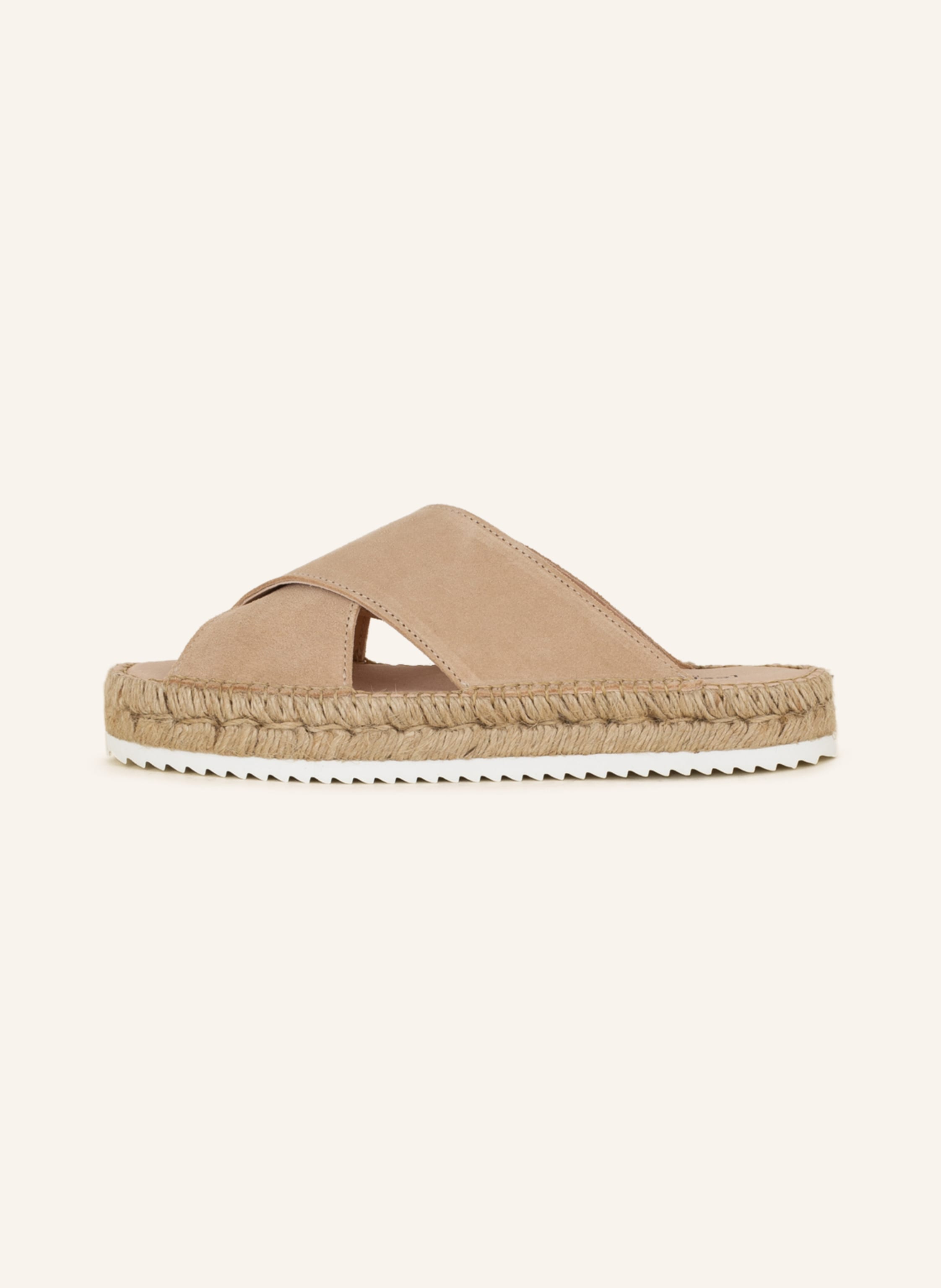 Thumbnail - Espadrij L'originale Pantoletten Croisette beige