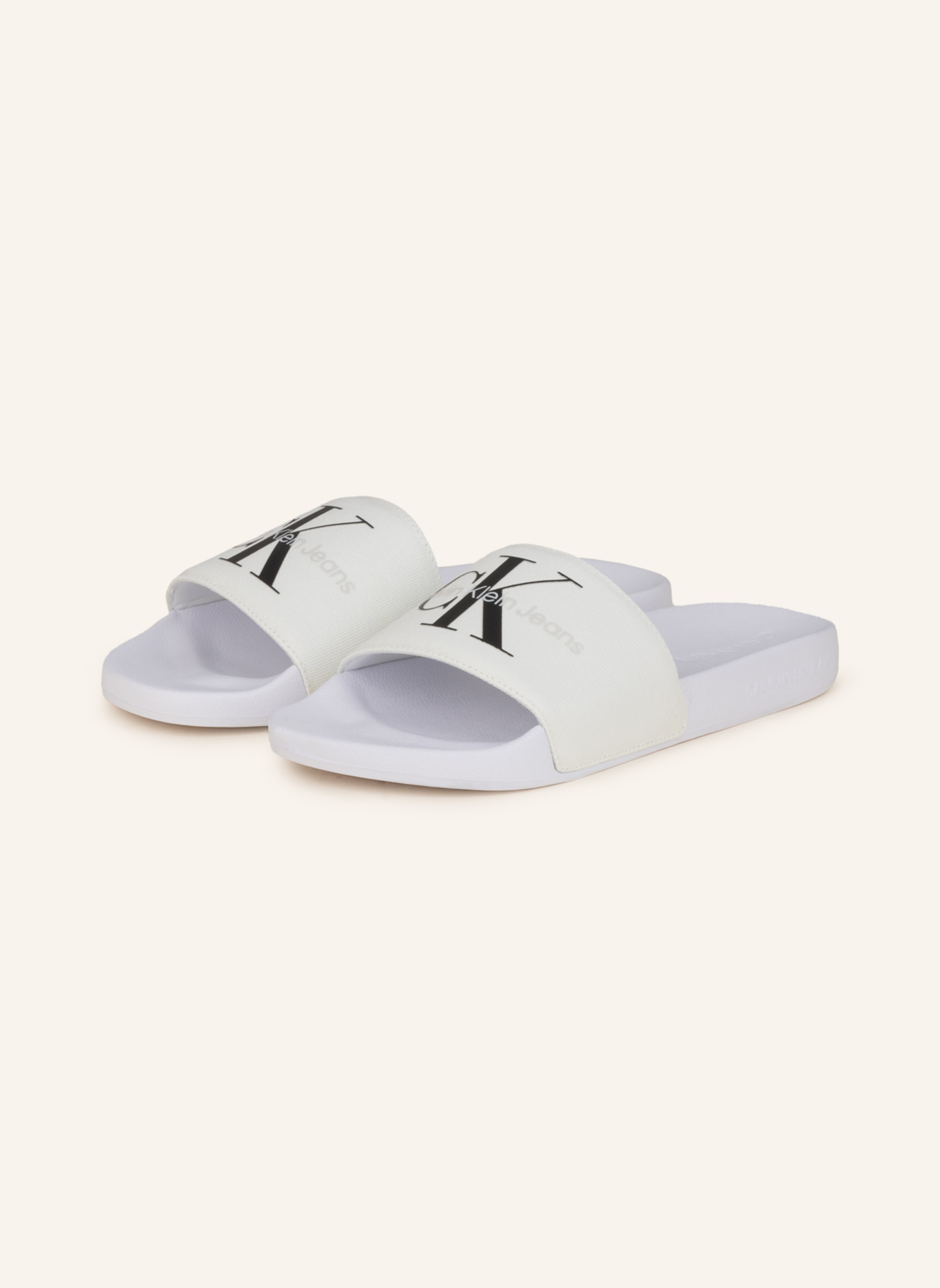 Calvin Klein Slides in white | Breuninger