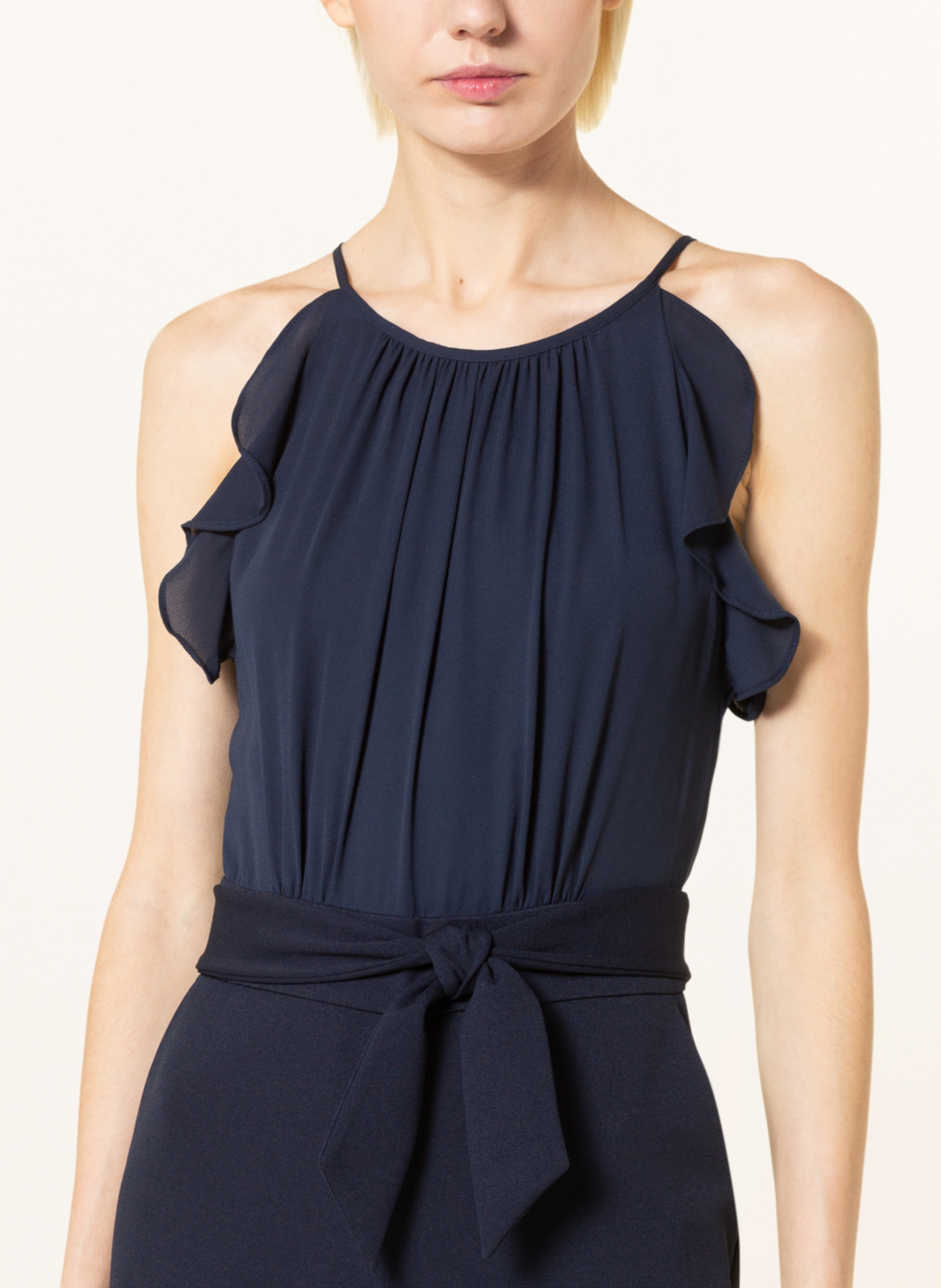 Thumbnail - Vm Vera Mont Jumpsuit Mit Volants blau