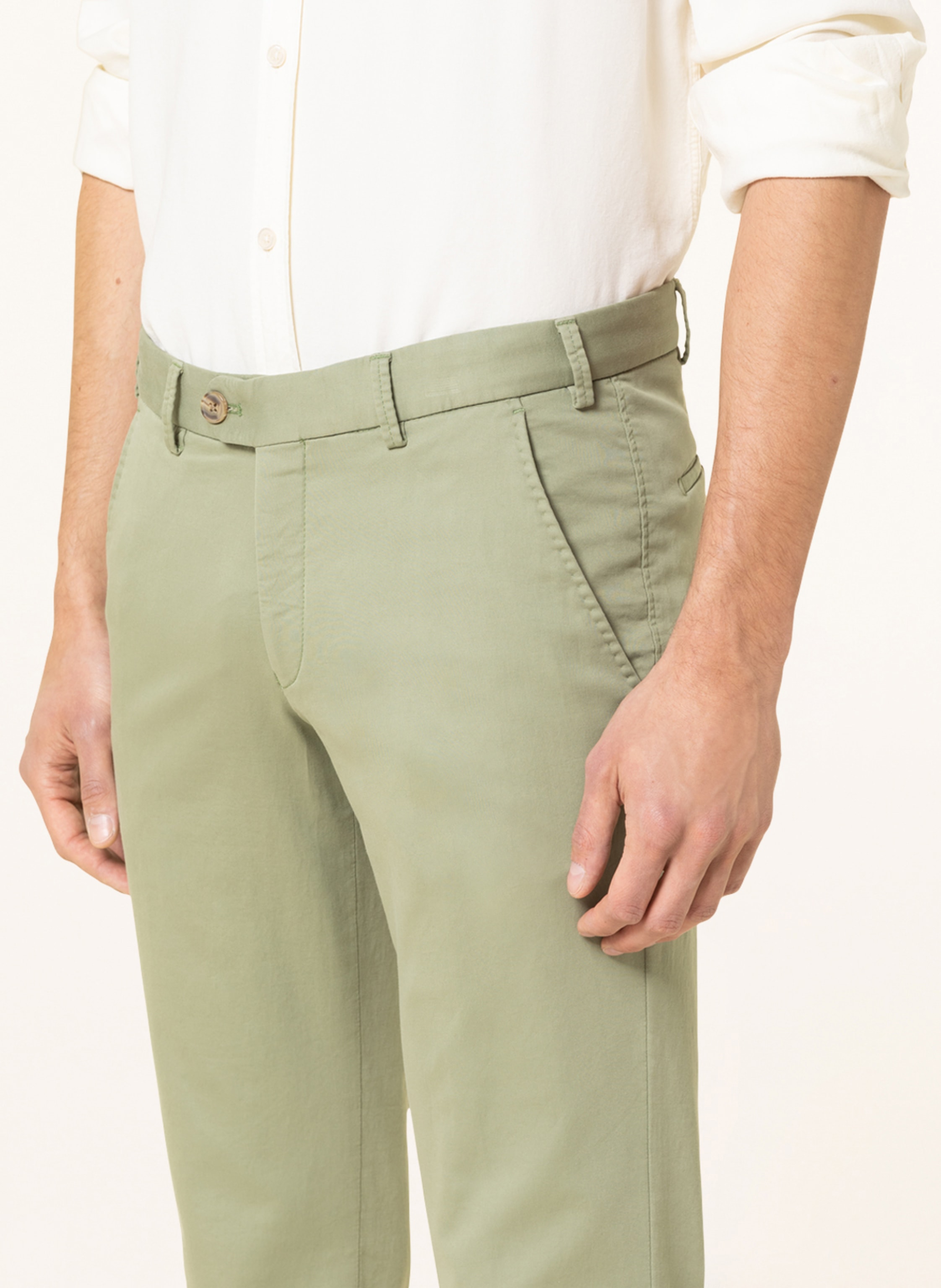 Thumbnail - Hiltl Chino Extra Slim Fit gruen