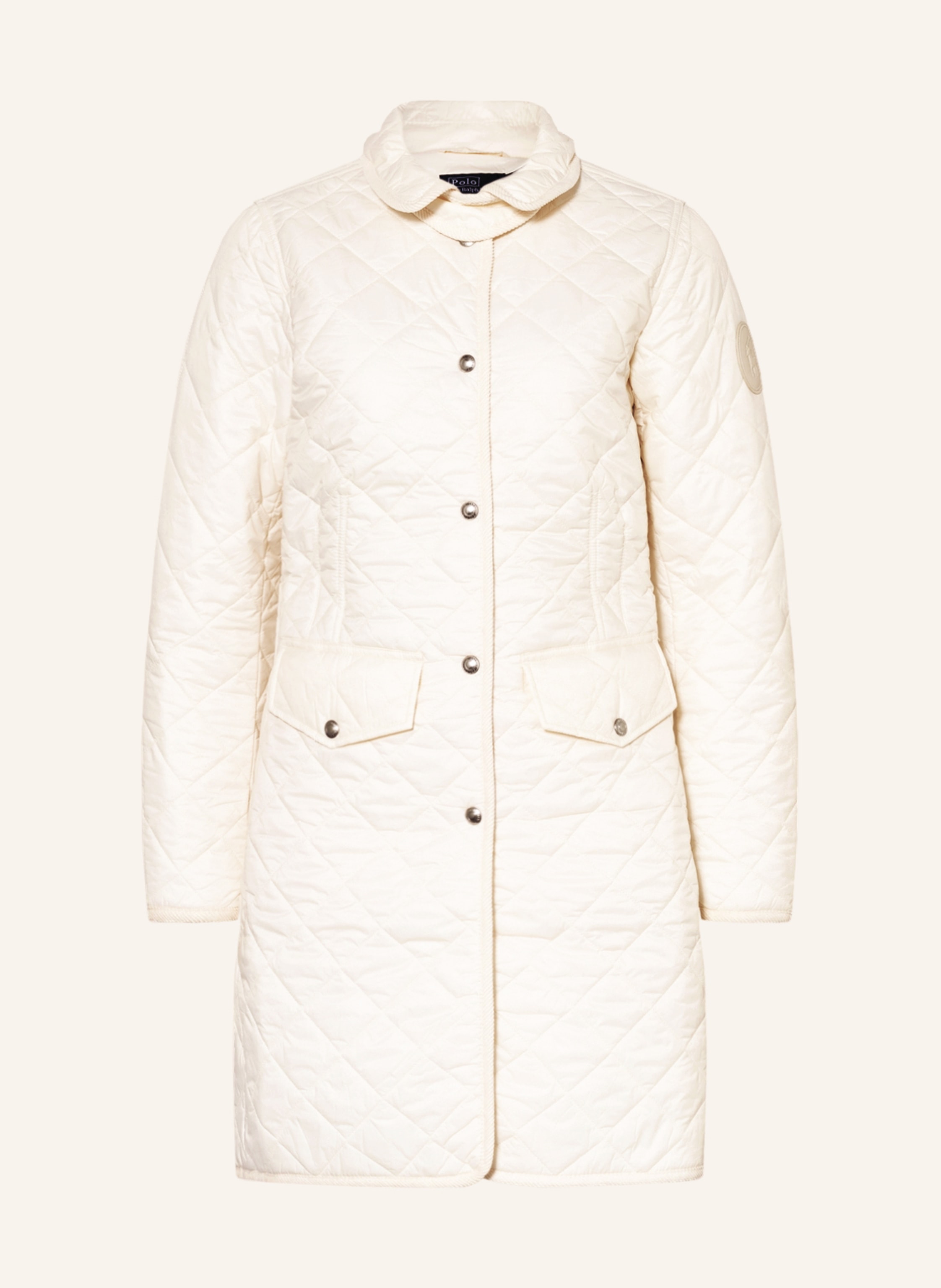 POLO RALPH LAUREN Quilted coat in ecru | Breuninger
