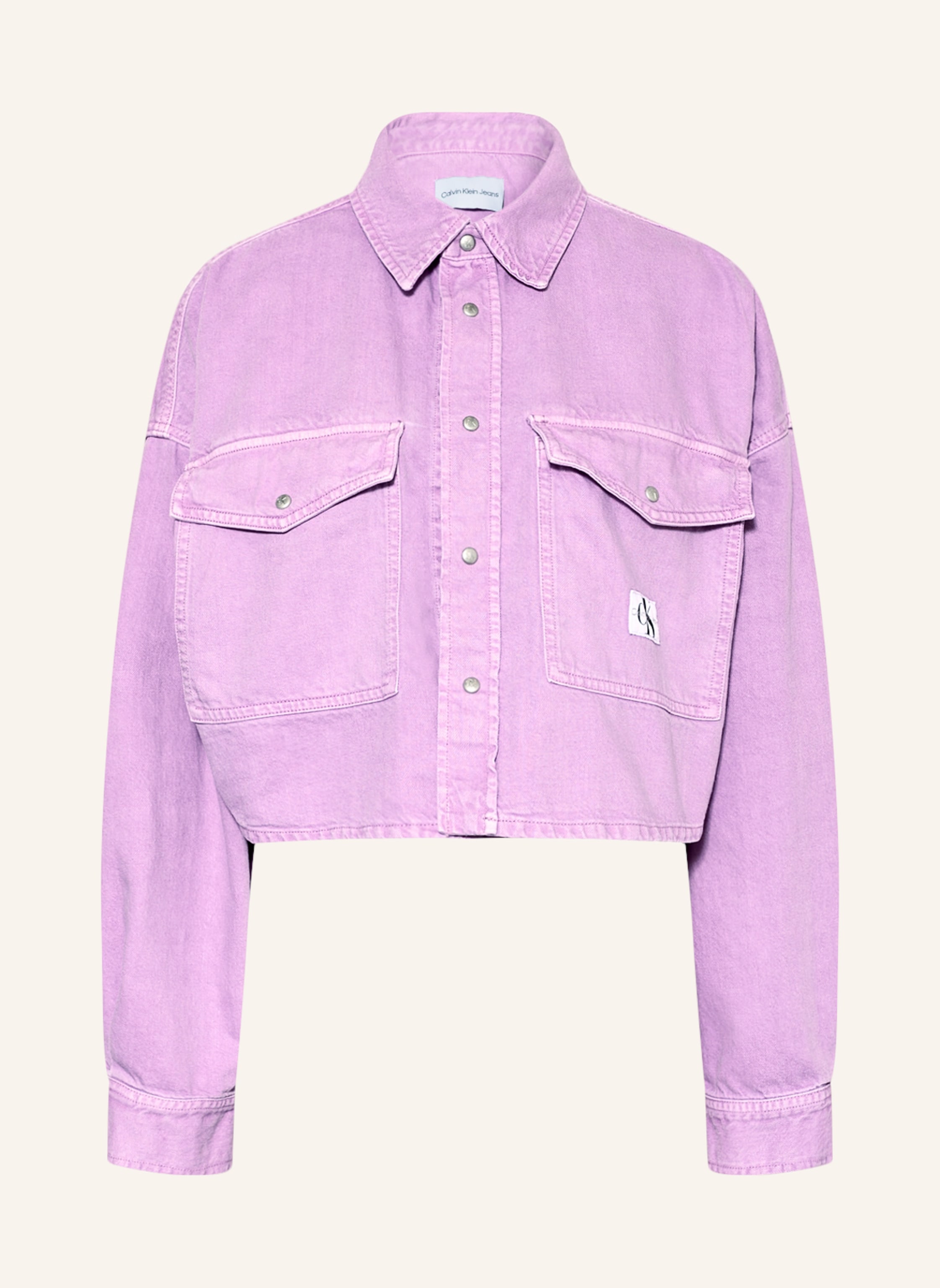 Calvin Klein Jeans Denim jacket in light purple | Breuninger